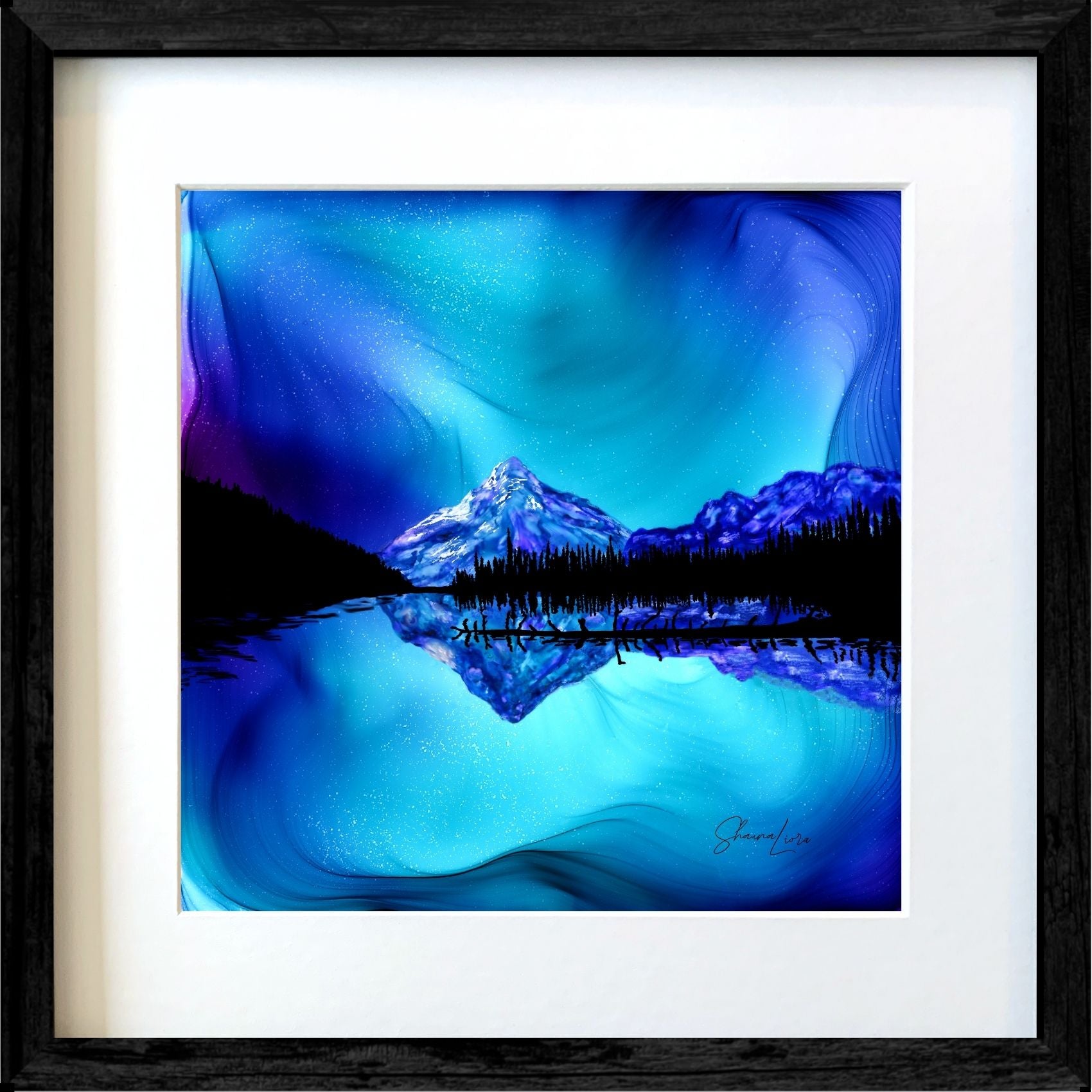 Lake O'Hara Lost In Light - Fire Made Art Print