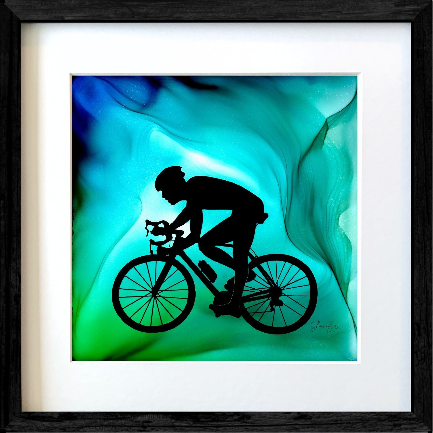 Live To Ride - Fire Made Art Print
