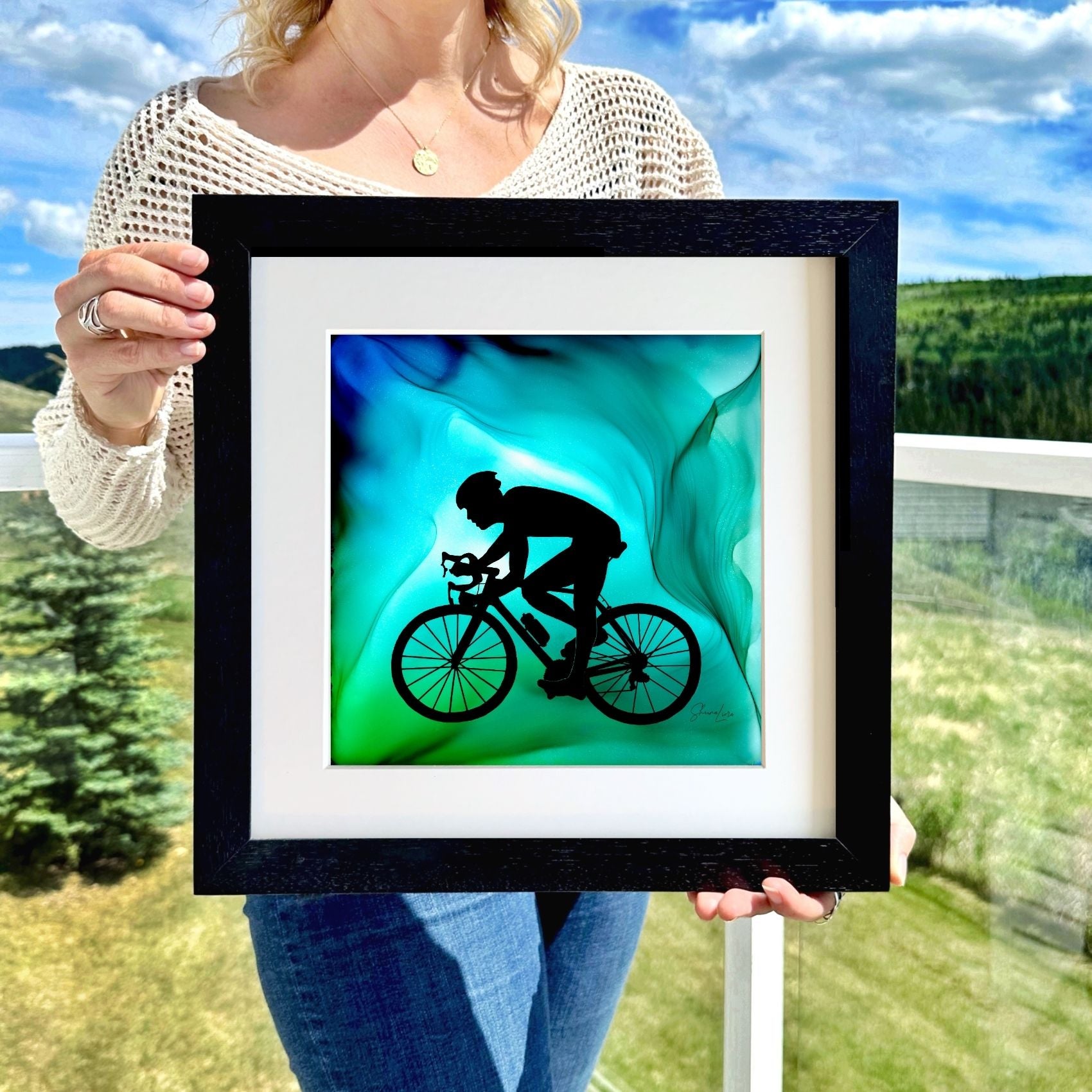 Live To Ride - Fire Made Art Print