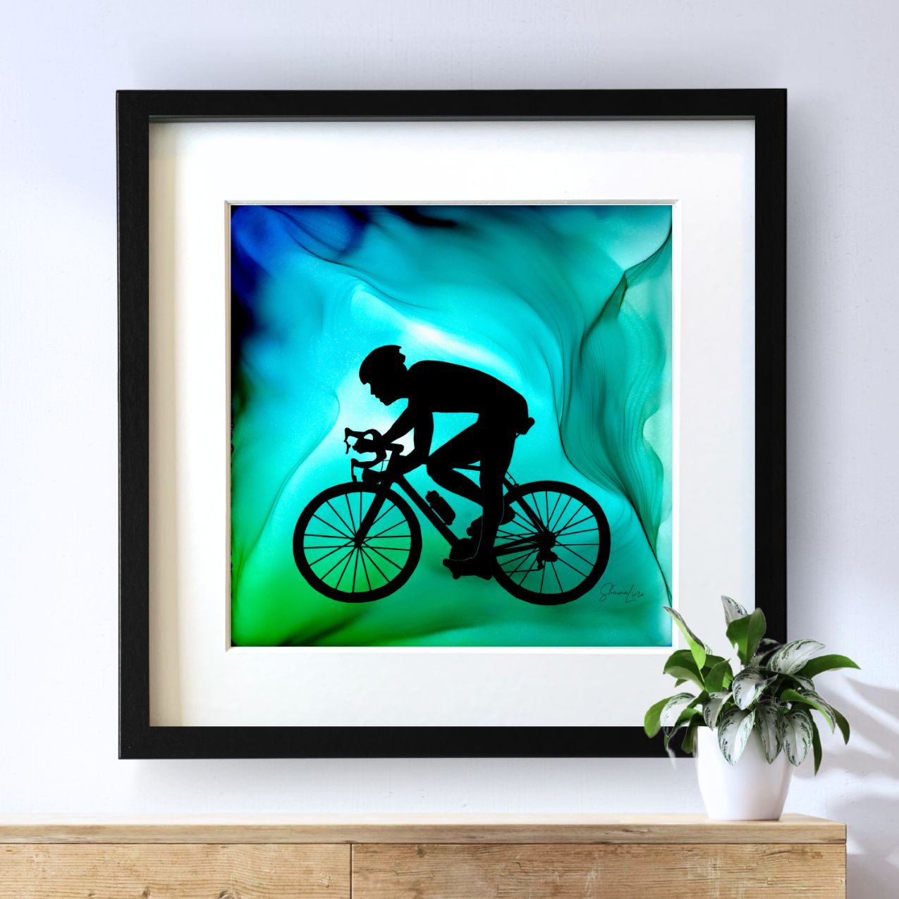 Live To Ride - Fire Art Print