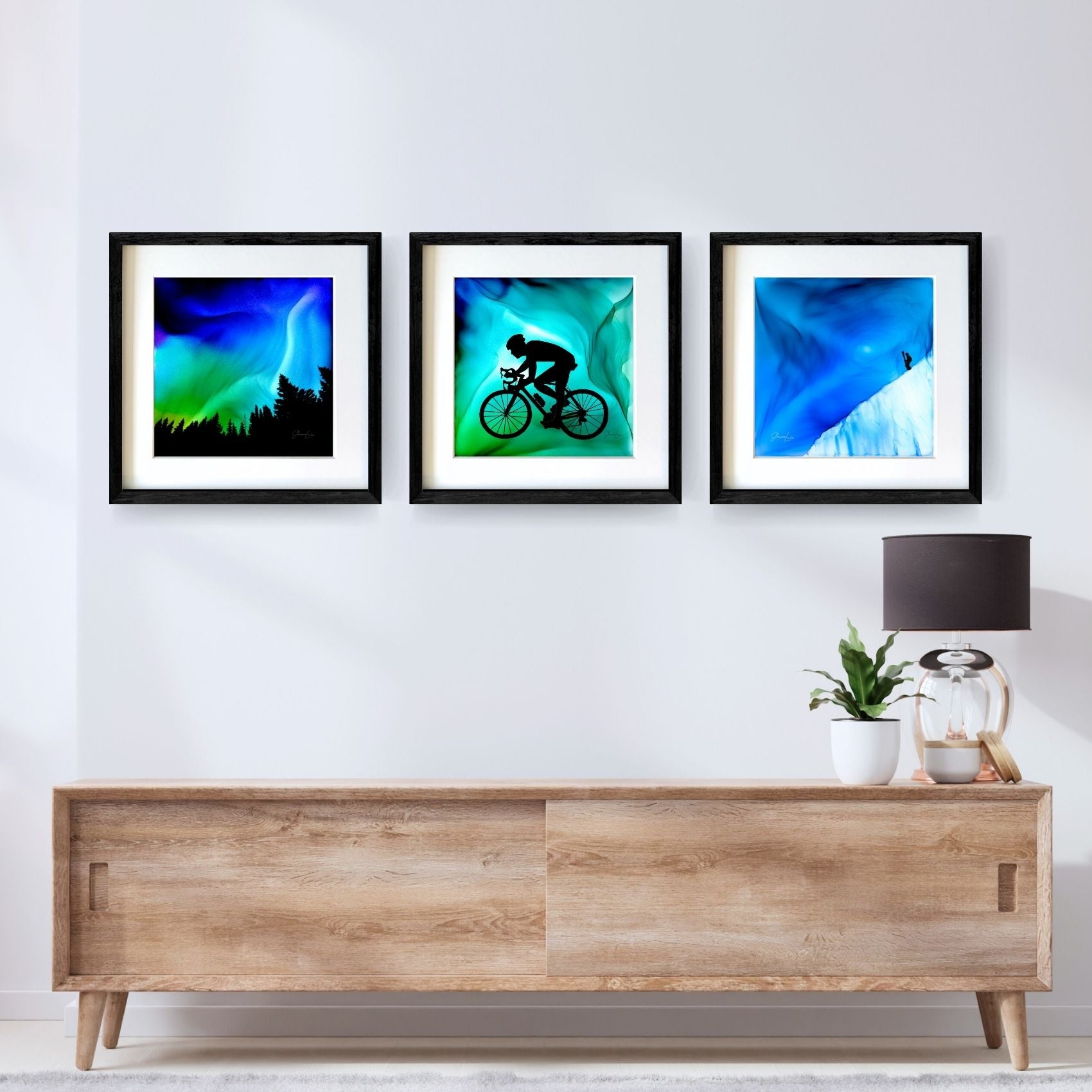Live To Ride - Fire Made Art Print