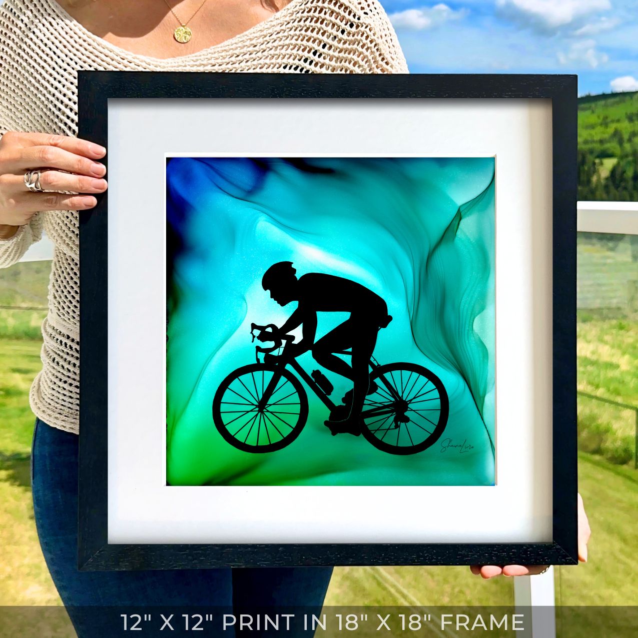 Live To Ride - Fire Art Print