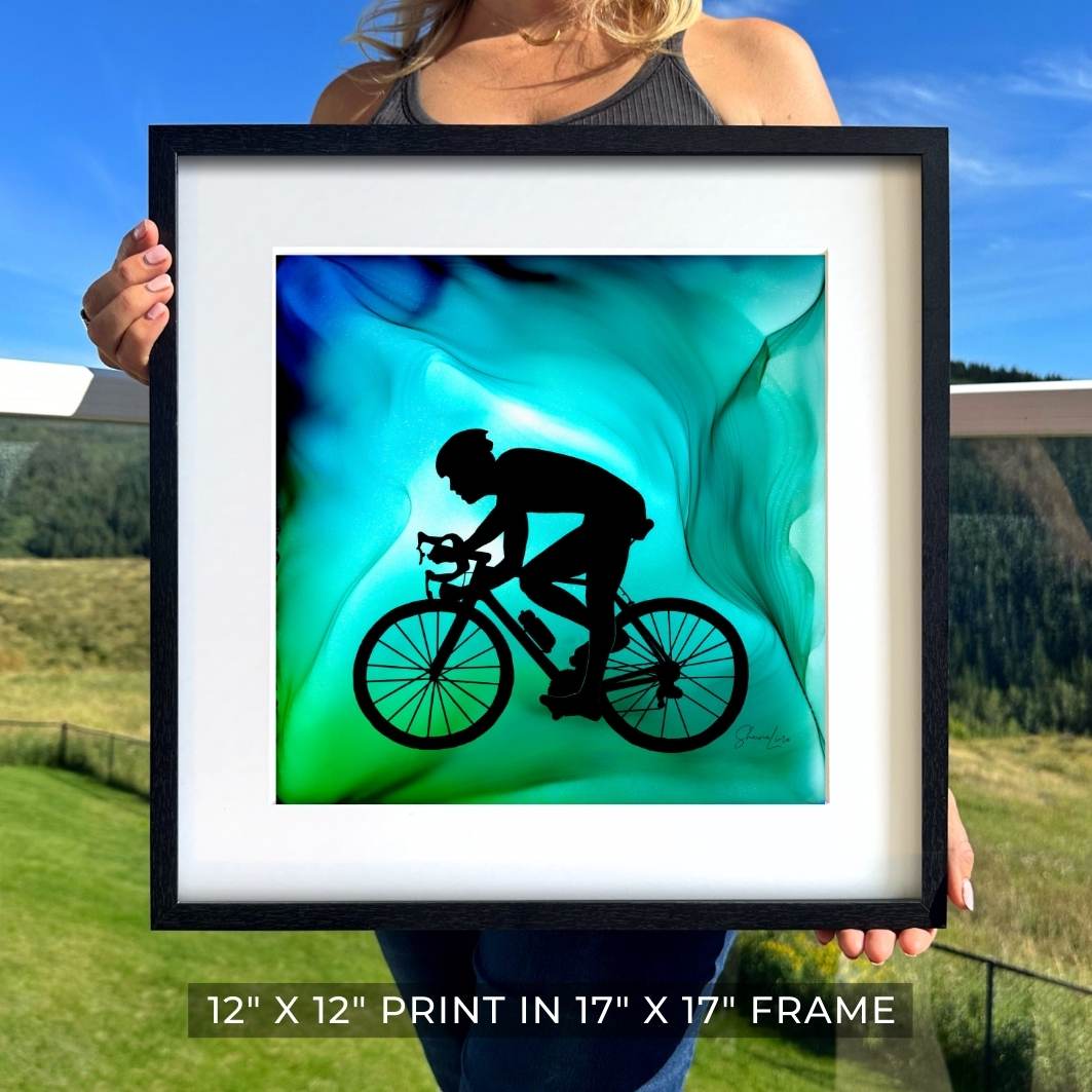 Live To Ride - Fire Art Print