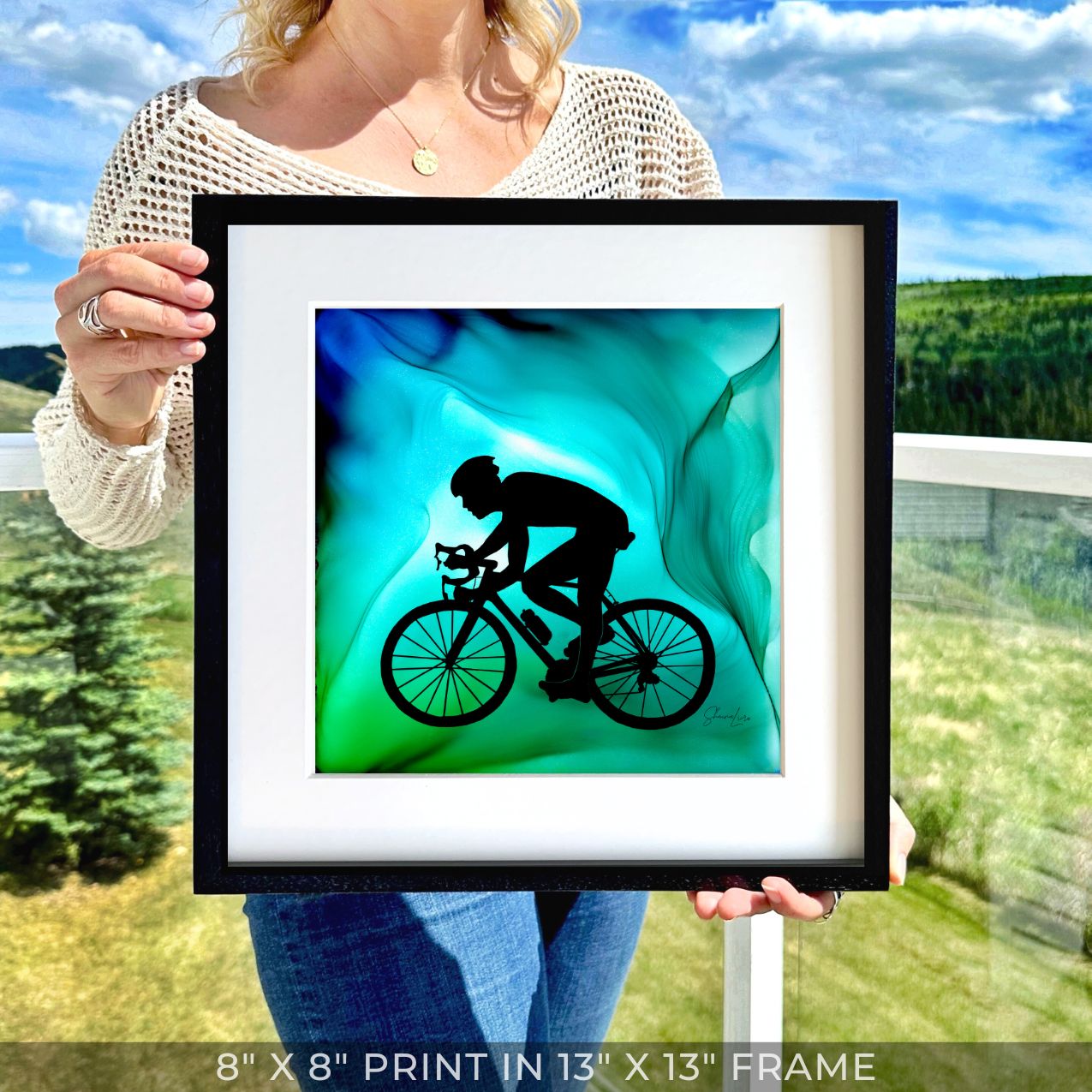Live To Ride - Fire Art Print