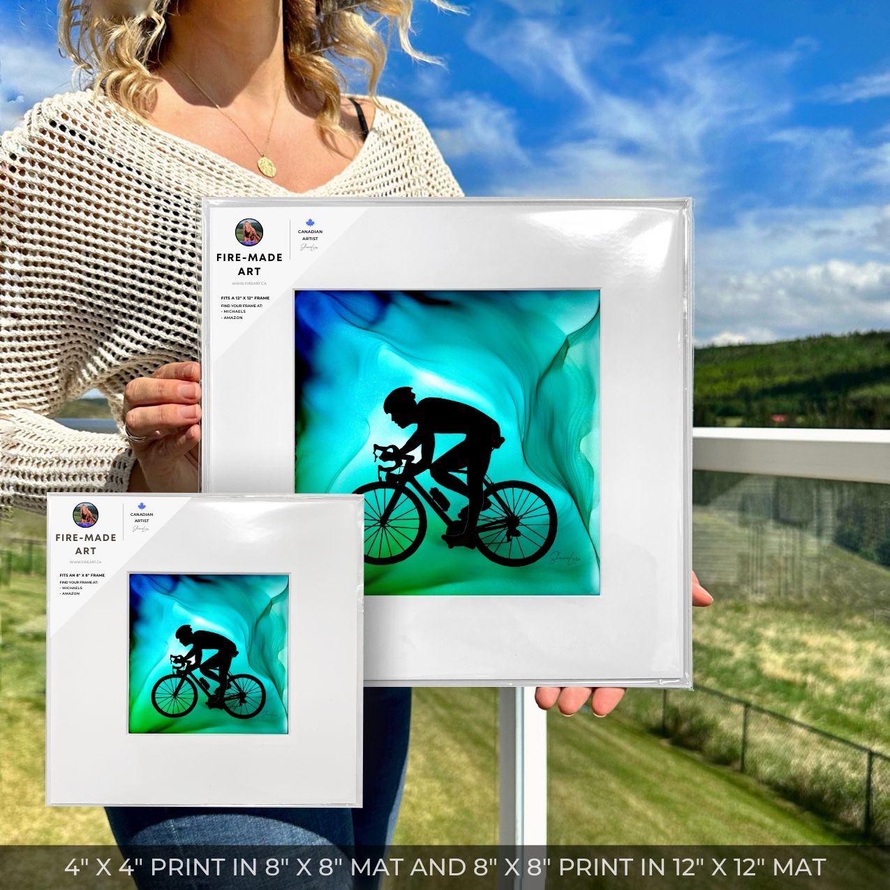 Live To Ride - Fire Art Print