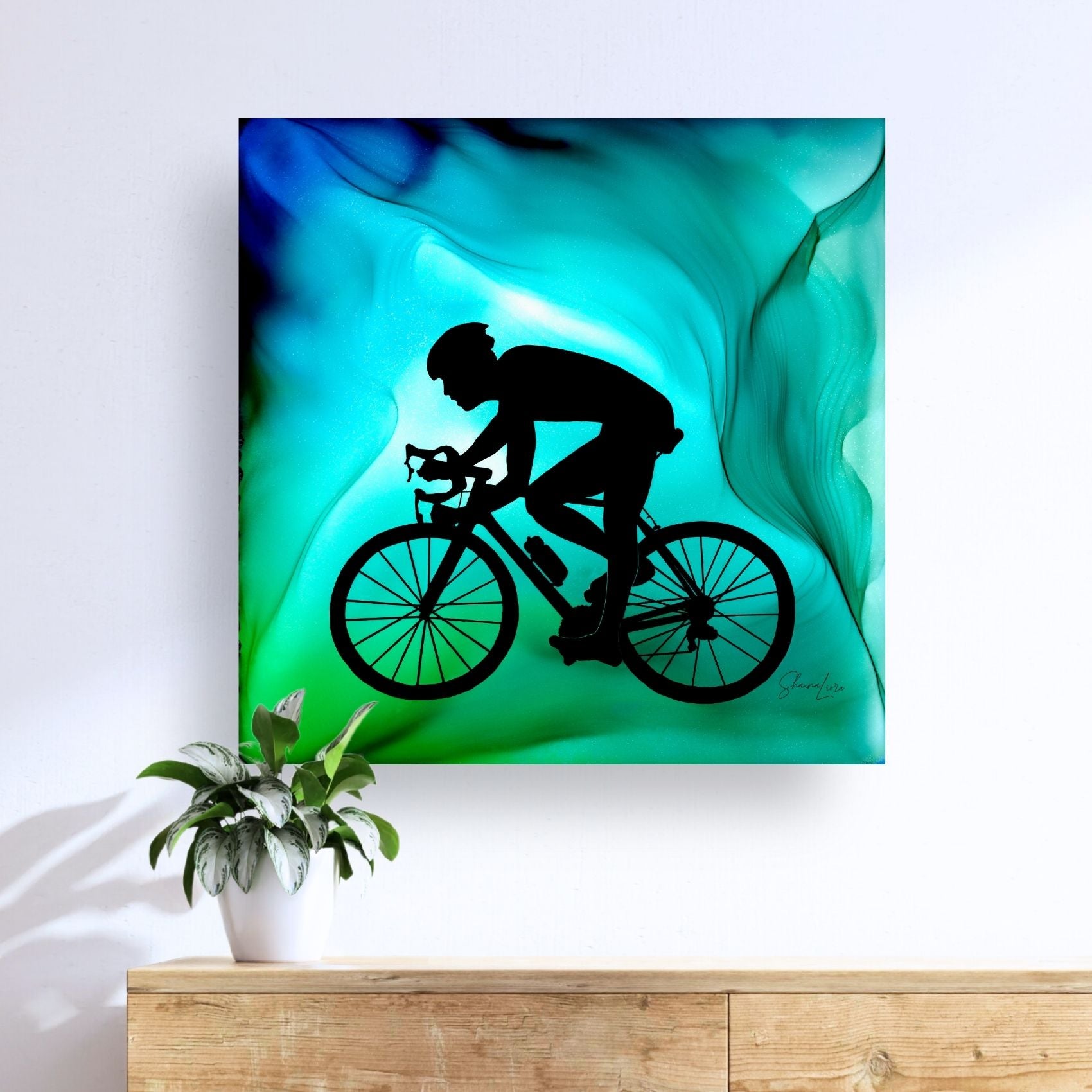 Live To Ride - Fire Made Art Print