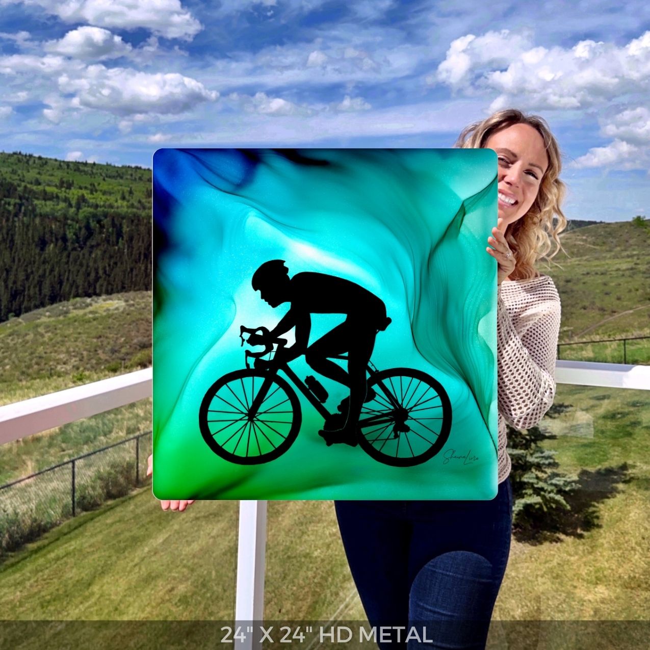 Live To Ride - Fire Art Print