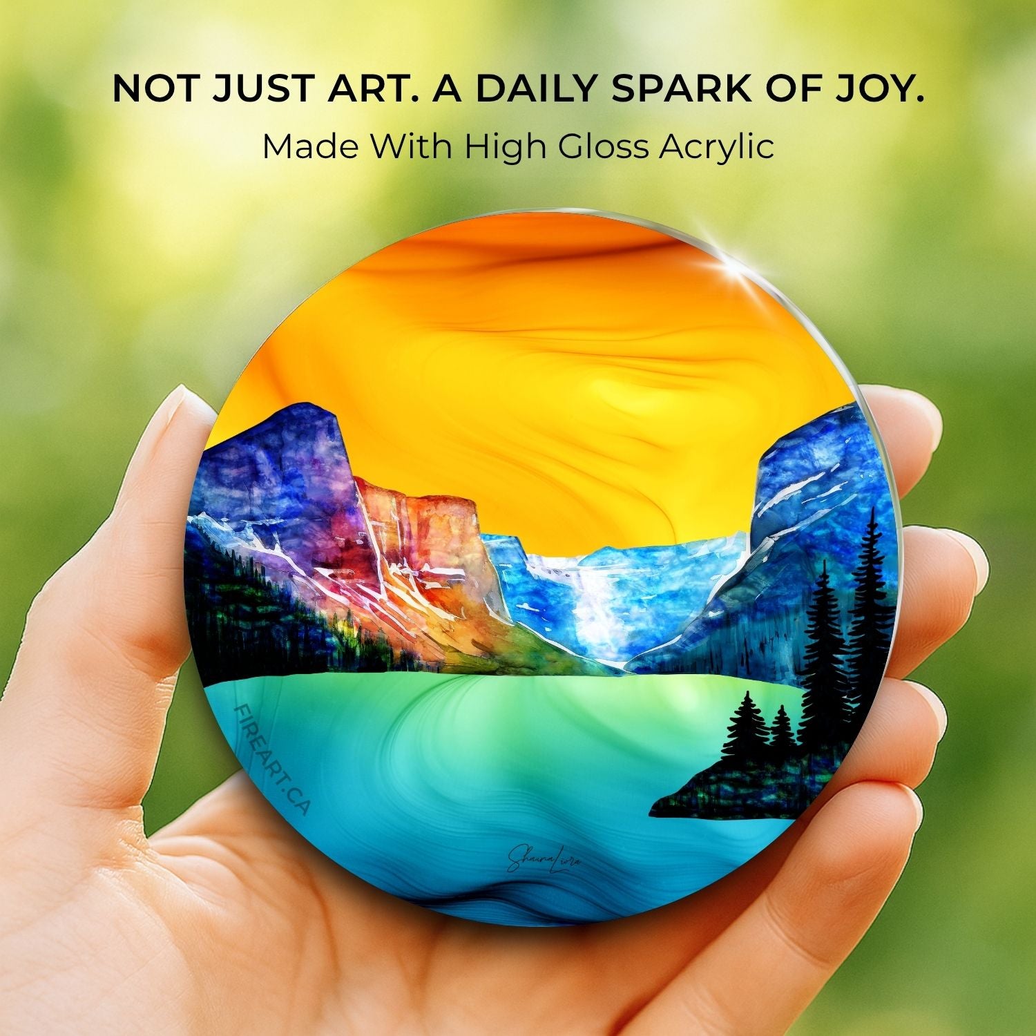 Luminous Lake Louise - 2-In-1 Magnet - Wholesale