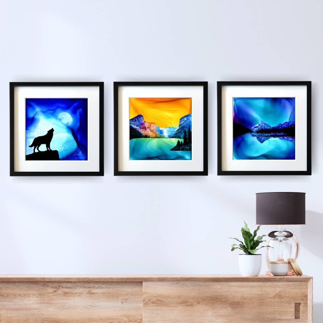 Luminous Lake Louise - Fire Art Print
