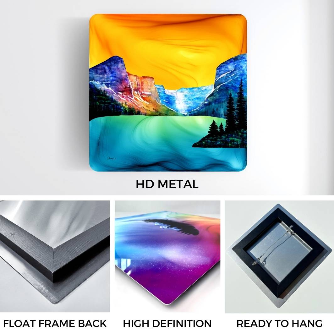 Luminous Lake Louise - Fire Art Print