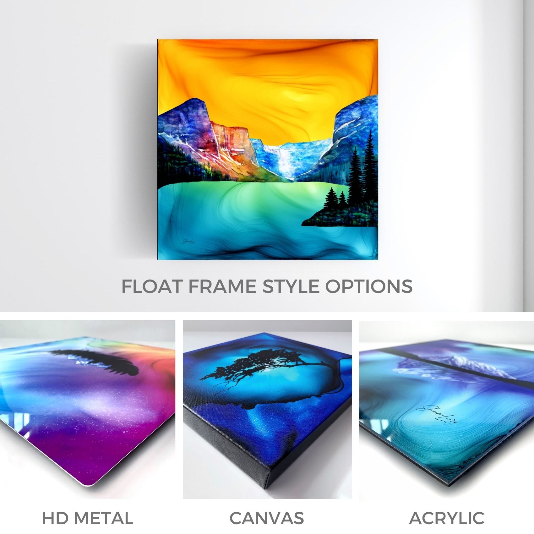 Luminous Lake Louise - Fire Made Art Print