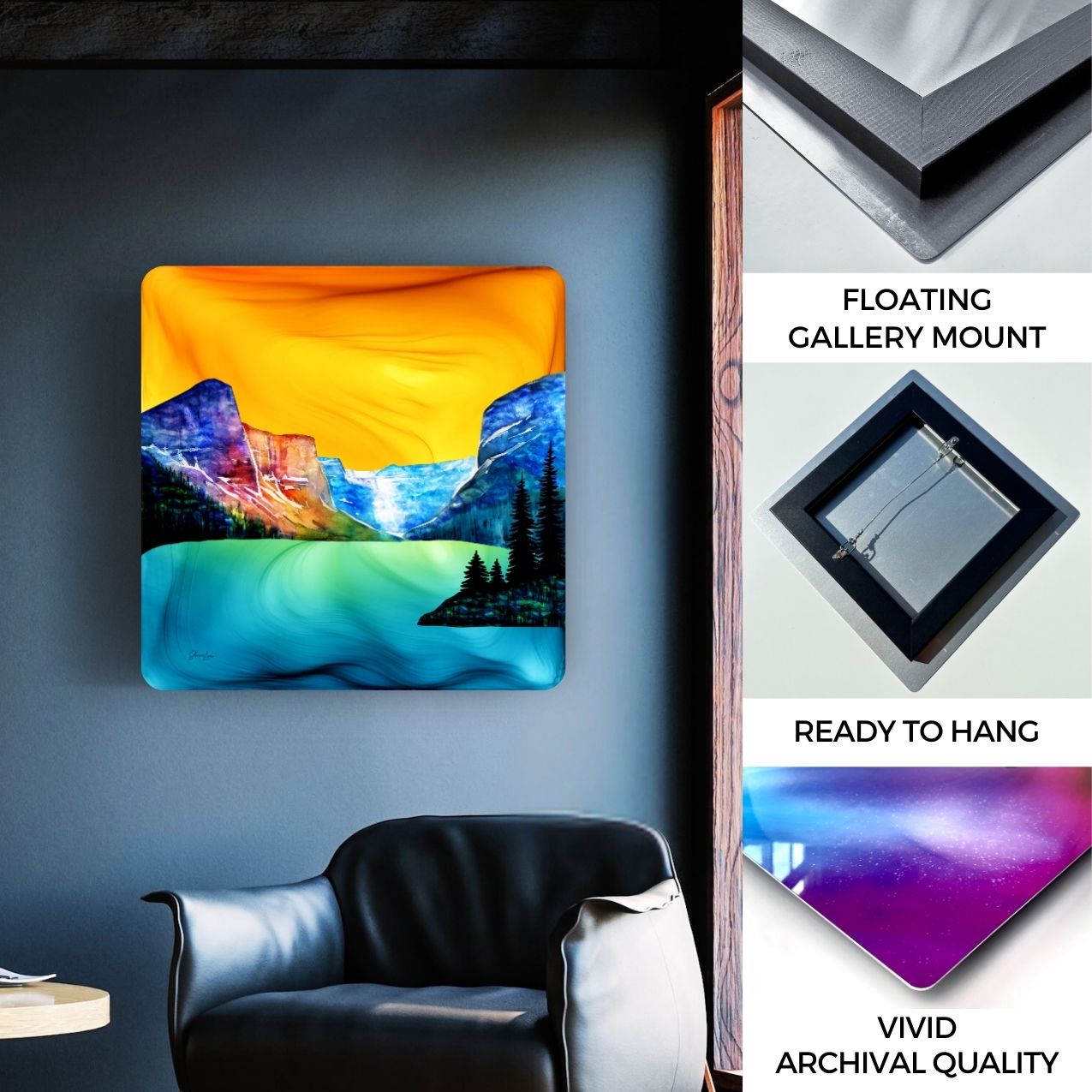 Luminous Lake Louise - Fire Art Print