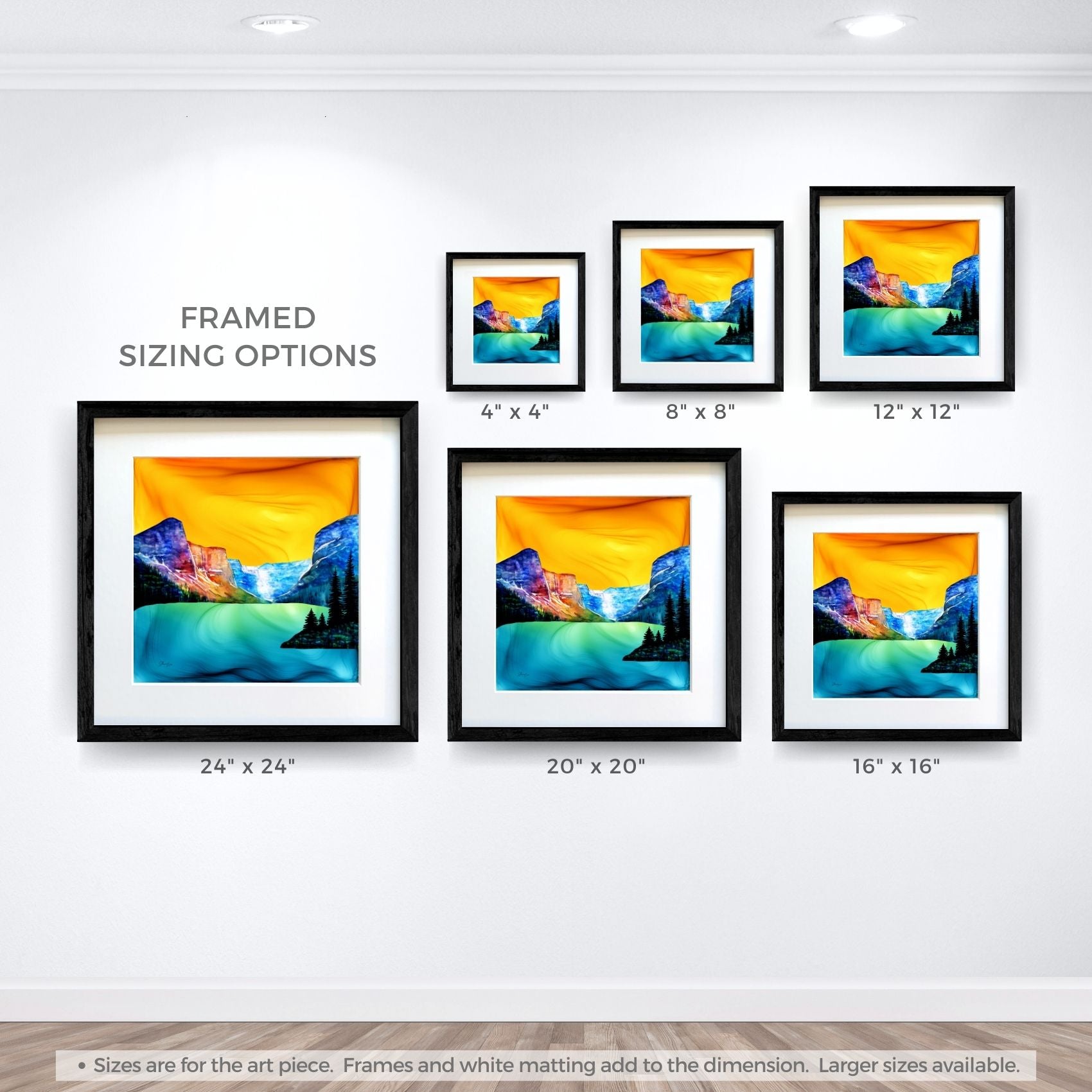 Luminous Lake Louise - Fire Made Art Print