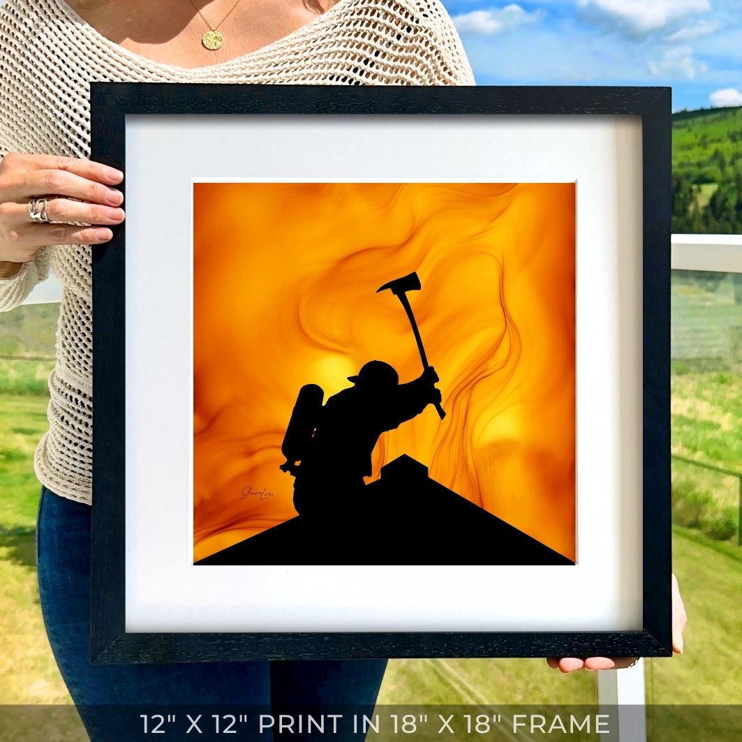 Making The Cut - Fire Art Print