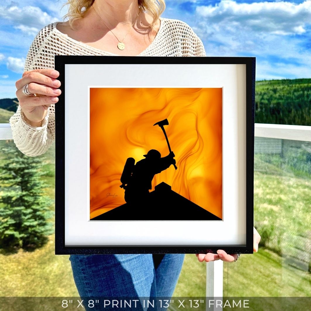 Making The Cut - Fire Art Print