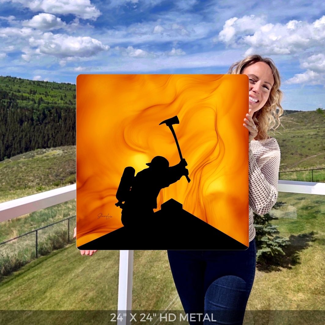 Making The Cut - Fire Art Print