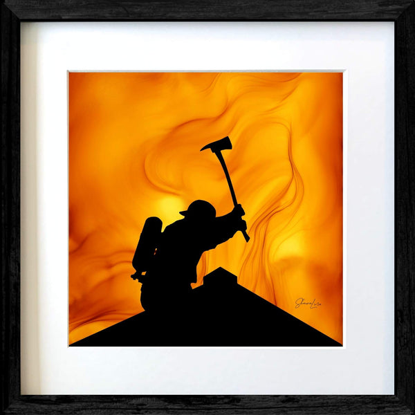 Making The Cut - Fire Made Art Print