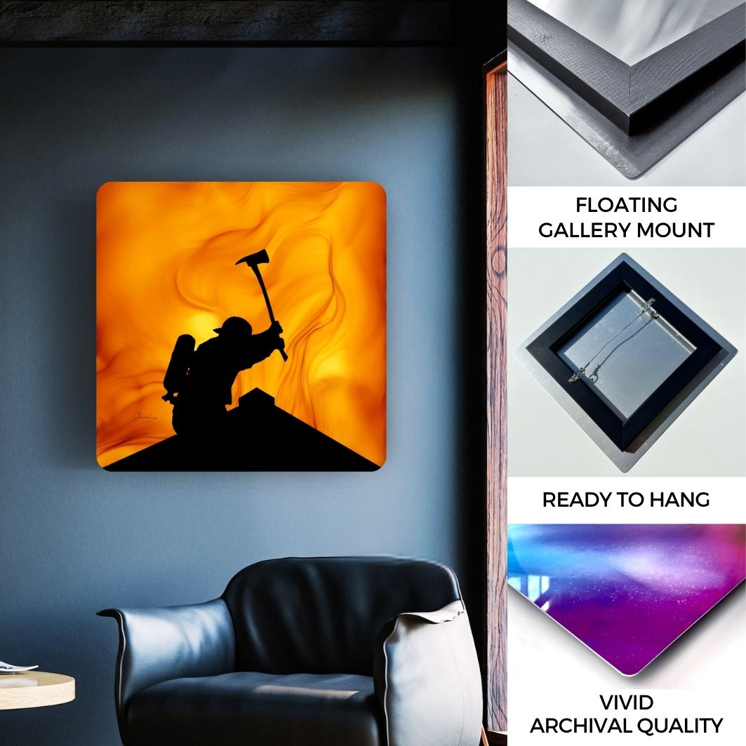 Making The Cut - Fire Art Print