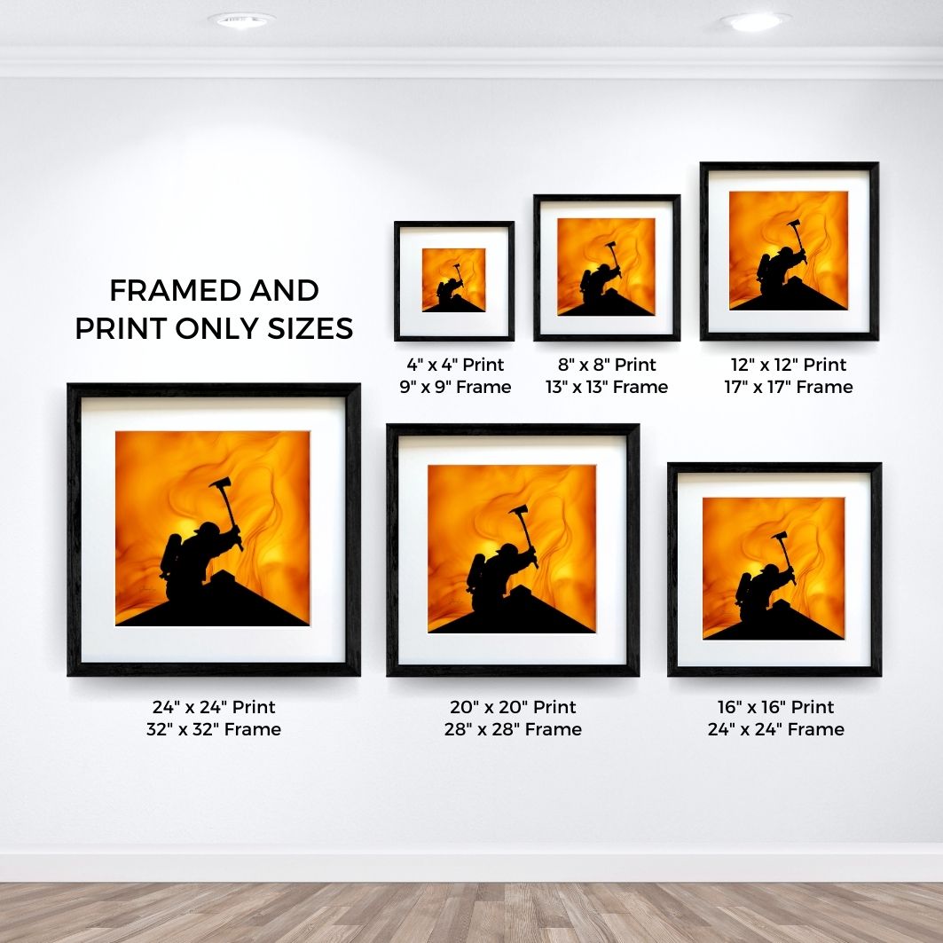 Making The Cut - Fire Art Print