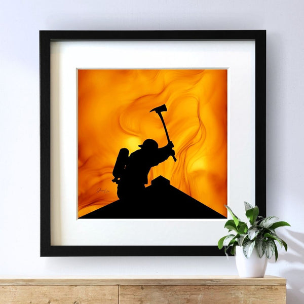 Making The Cut - Fire Art Print