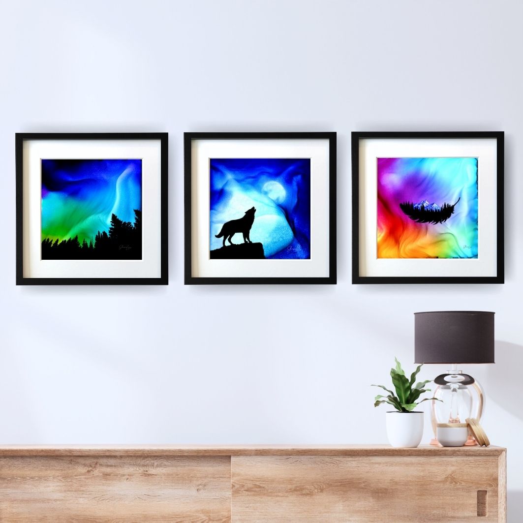 Moonlight Promises - Fire Art Print