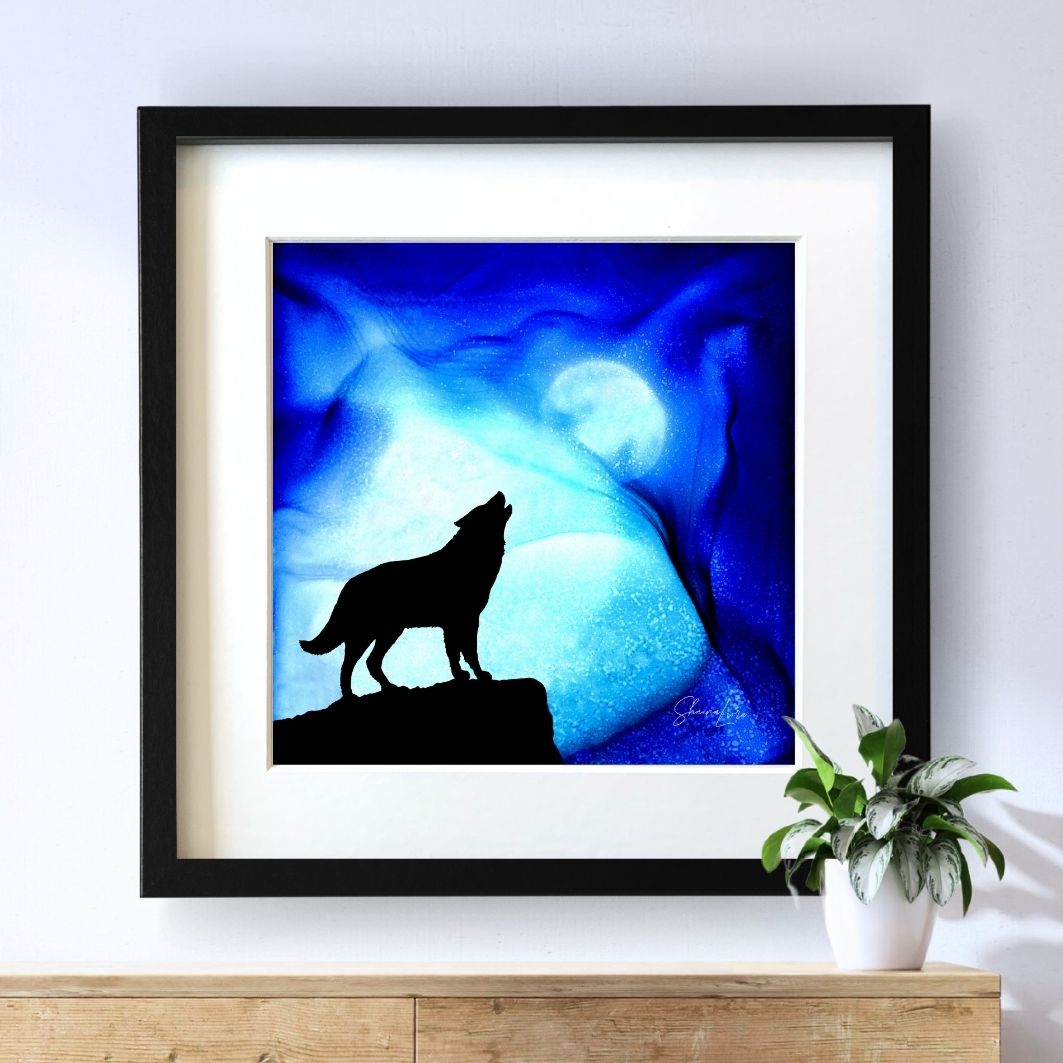 Moonlight Promises - Fire Art Print