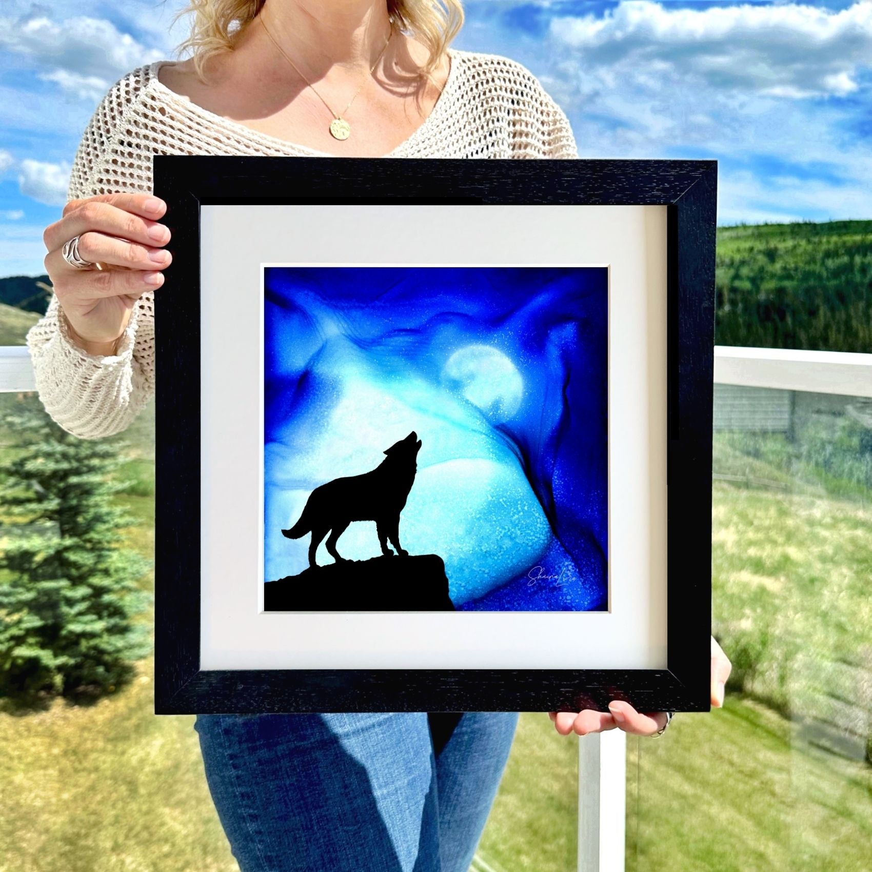 Moonlight Promises - Fire Made Art Print