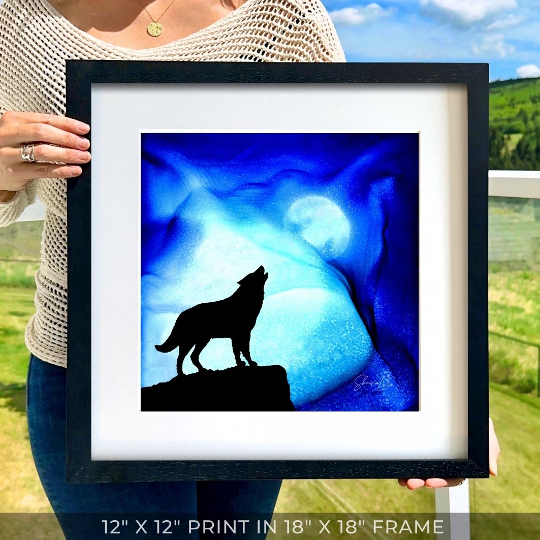 Moonlight Promises - Fire Art Print