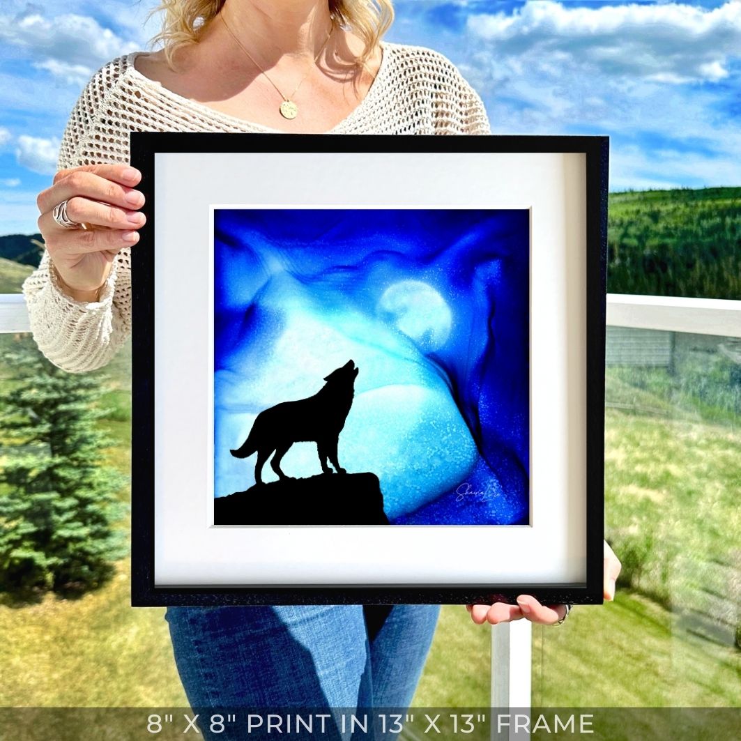 Moonlight Promises - Fire Art Print