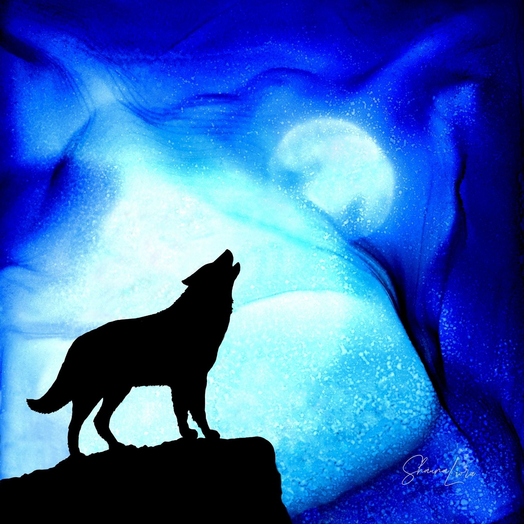 Moonlight Promises - Fire Made Art Print