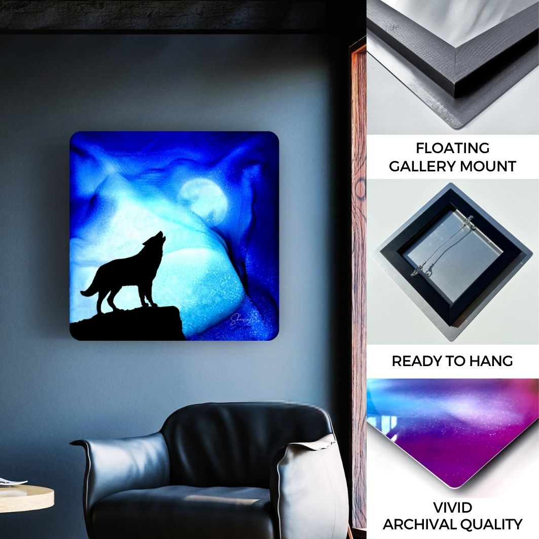 Moonlight Promises - Fire Art Print
