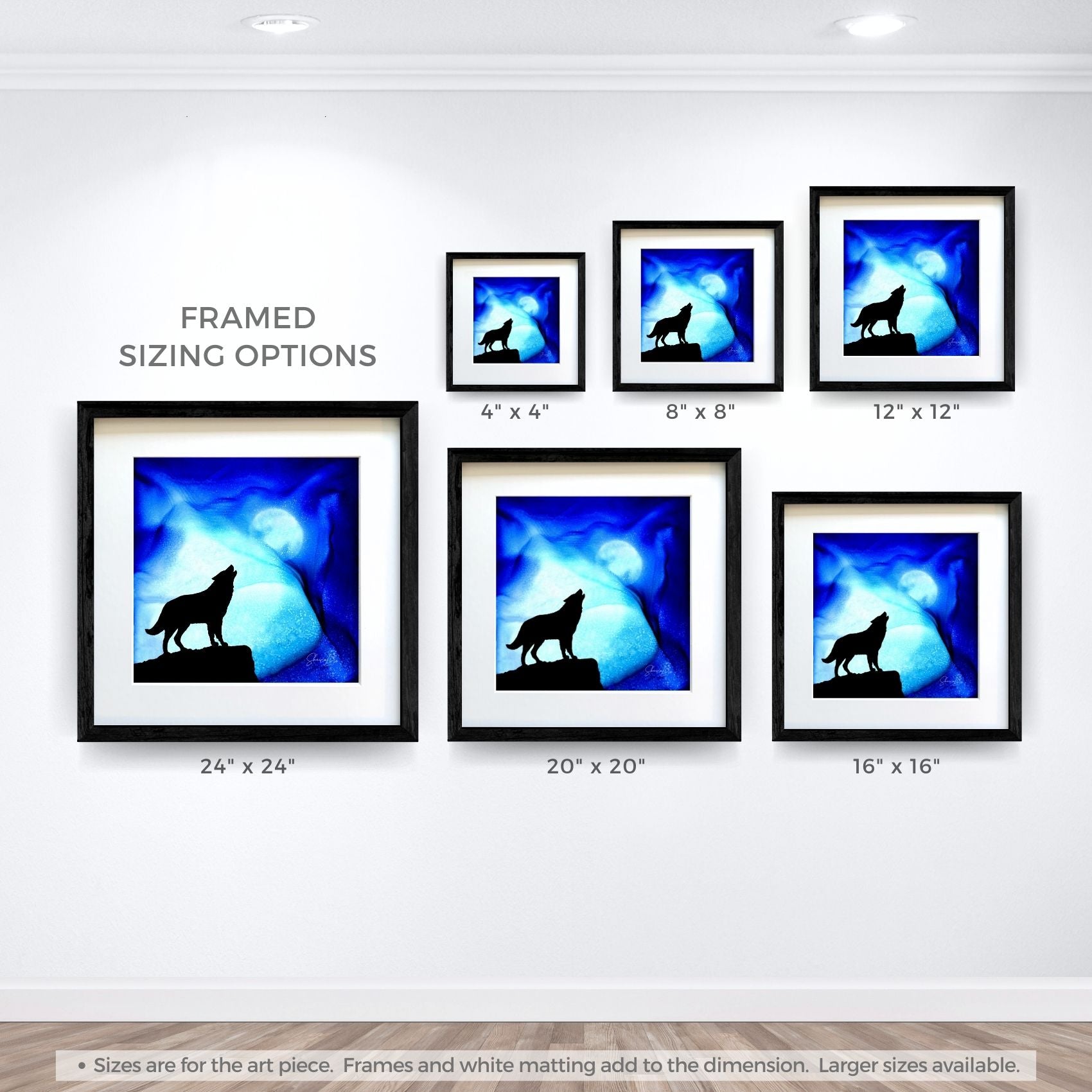 Moonlight Promises - Fire Made Art Print