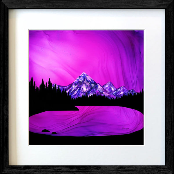 Mountain Solace - Fire Made Art Print