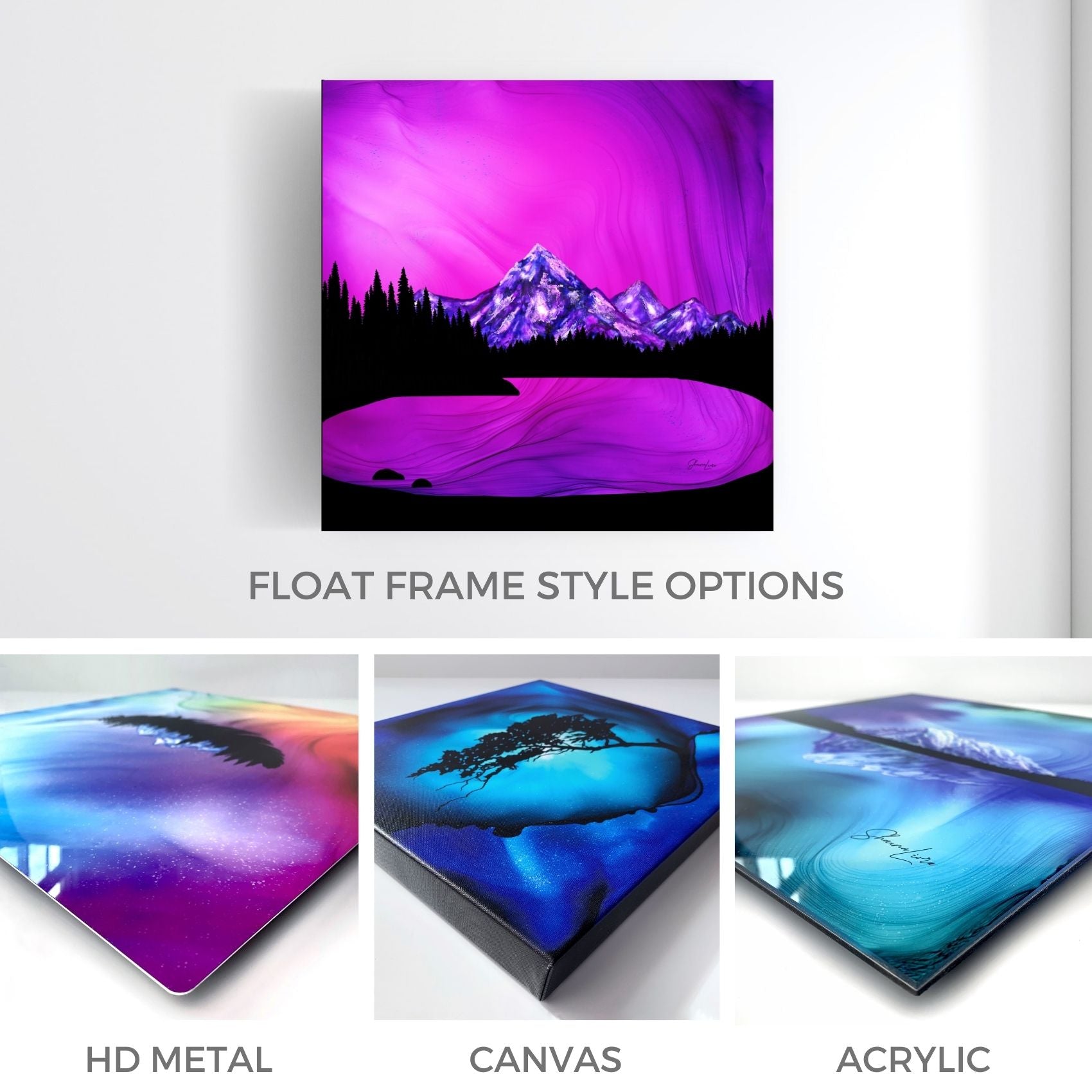 Mountain Solace - Fire Made Art Print
