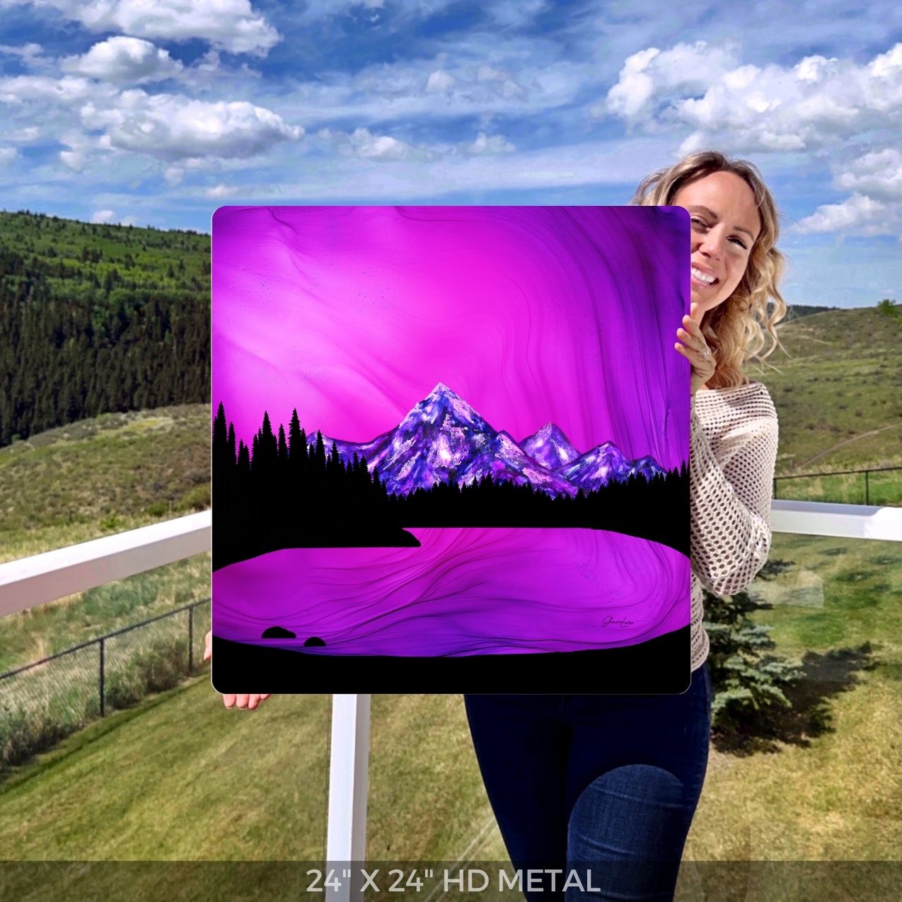 Mountain Solace - Fire Art Print