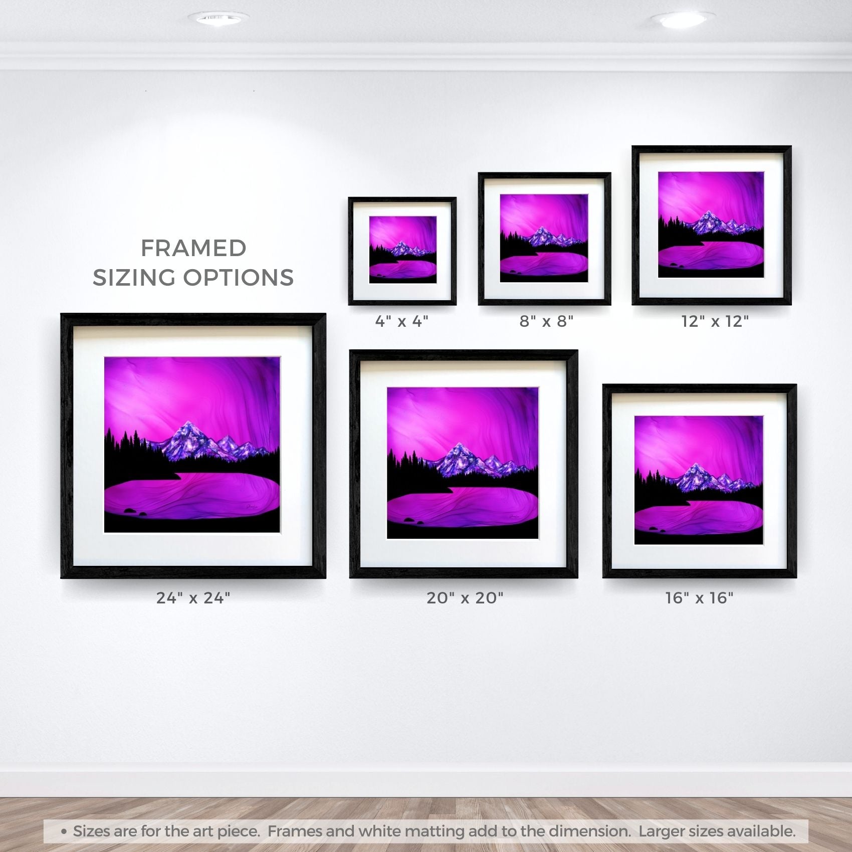 Mountain Solace - Fire Made Art Print
