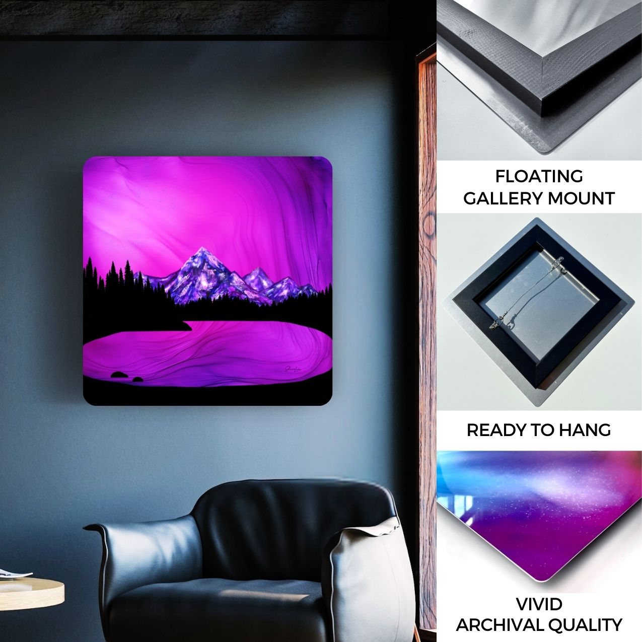 Mountain Solace - Fire Art Print