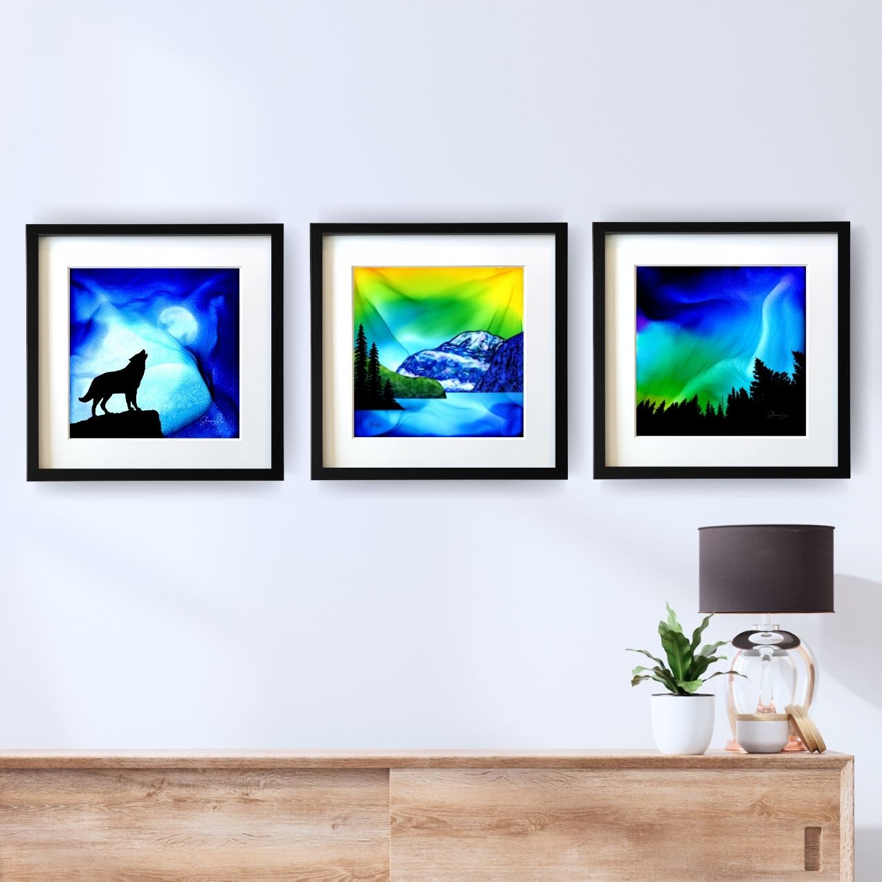 Mount Edith Cavell - Guardian of Jasper National Park - Fire Art Print