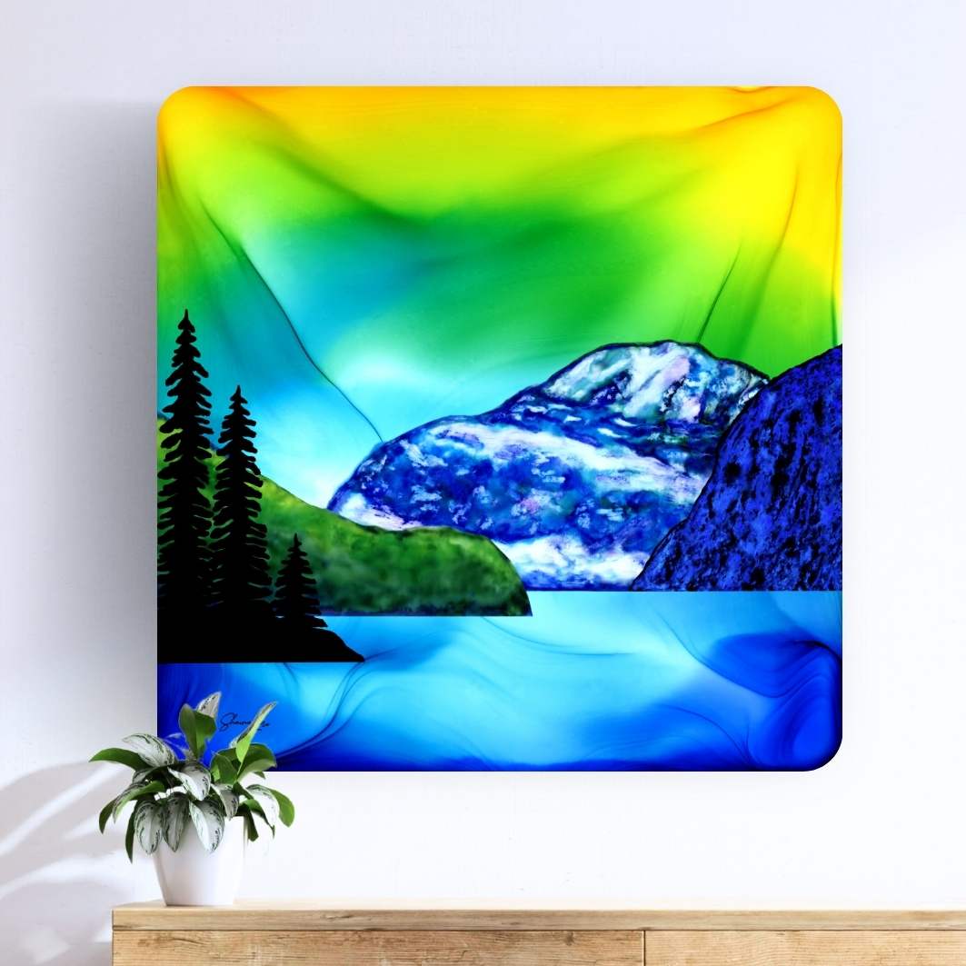 Mount Edith Cavell - Guardian of Jasper National Park - Fire Art Print