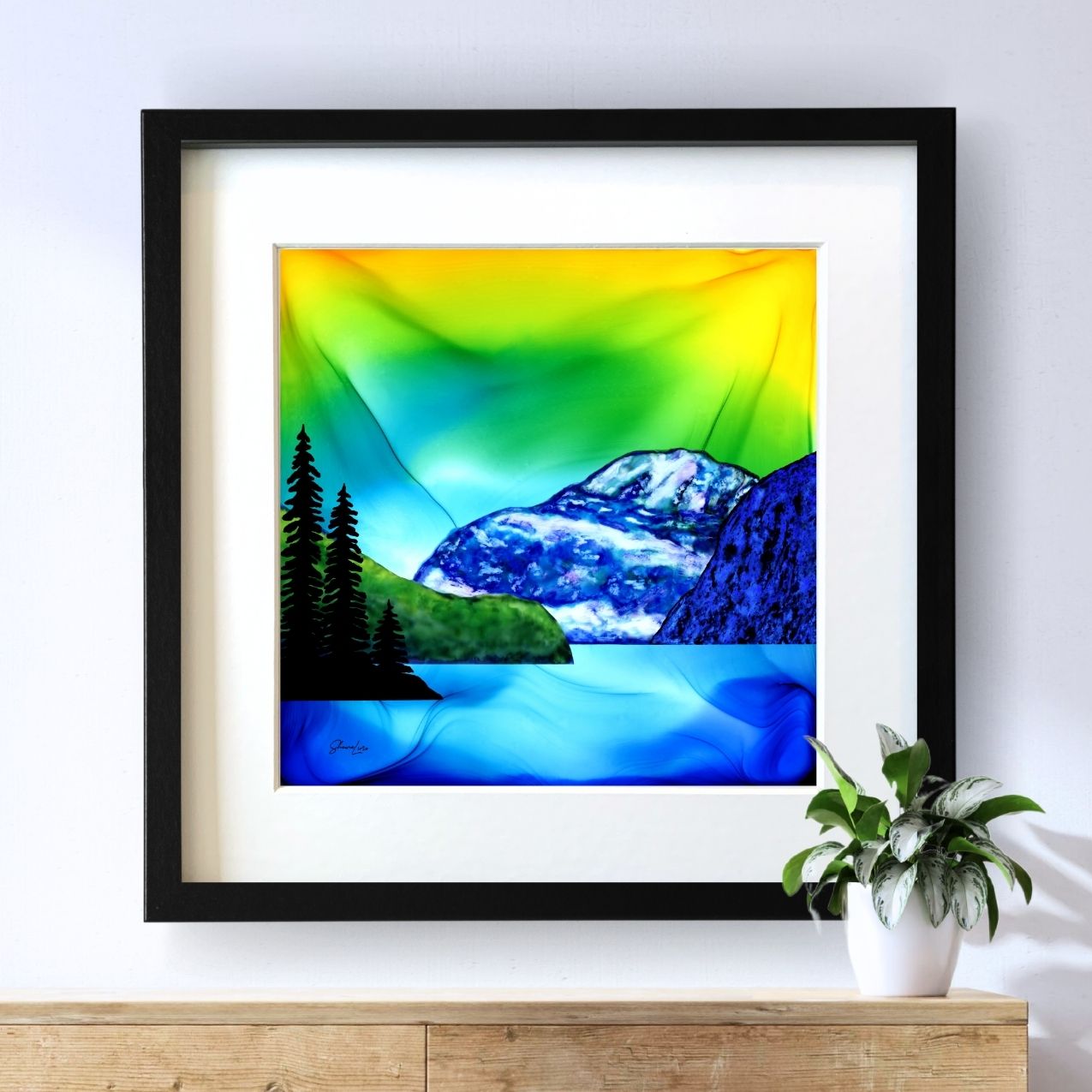 Mount Edith Cavell - Guardian of Jasper National Park - Fire Art Print