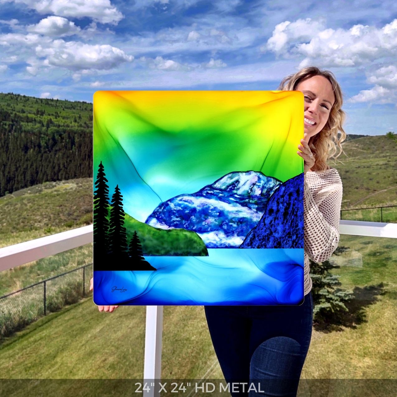 Mount Edith Cavell - Guardian of Jasper National Park - Fire Art Print