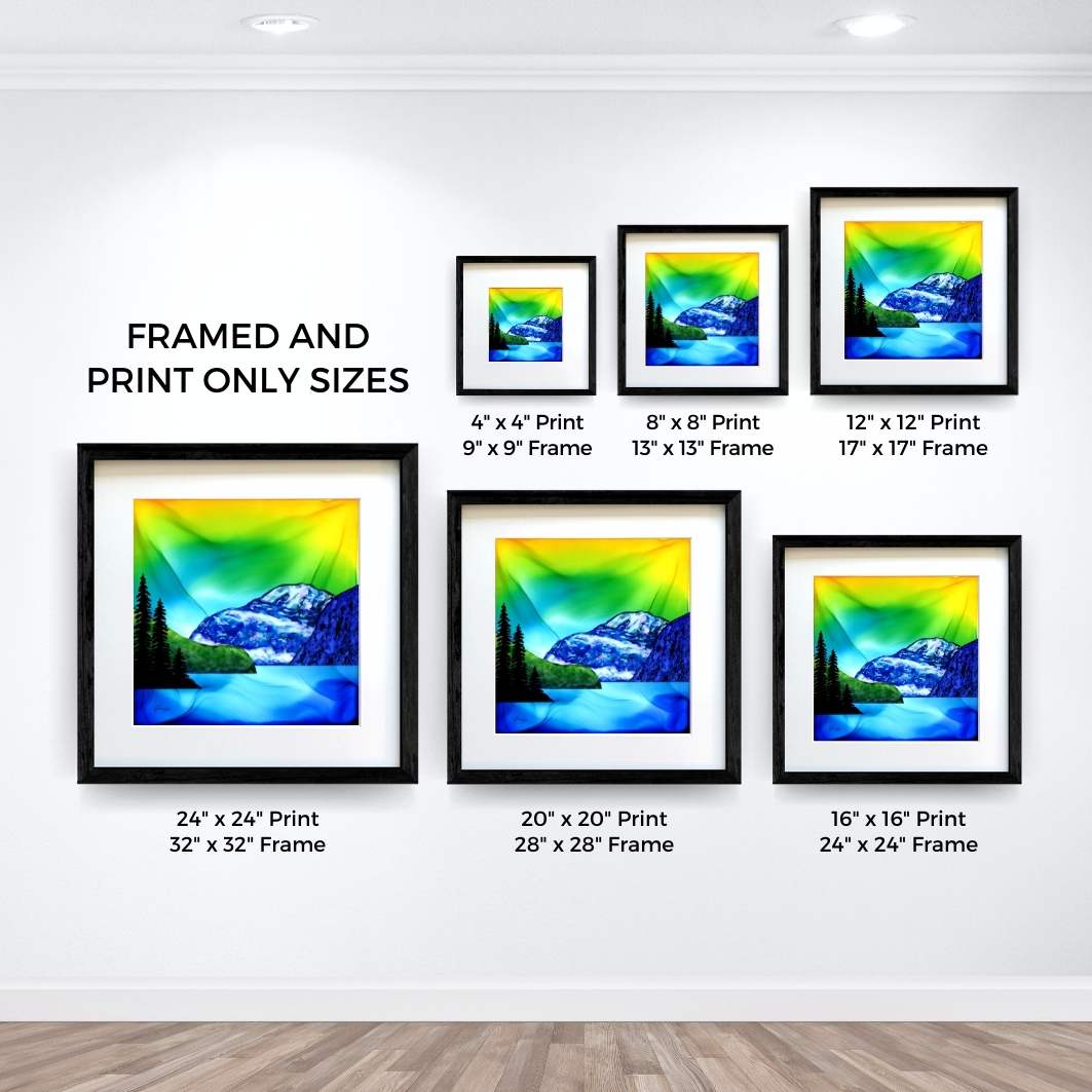 Mount Edith Cavell - Guardian of Jasper National Park - Fire Art Print