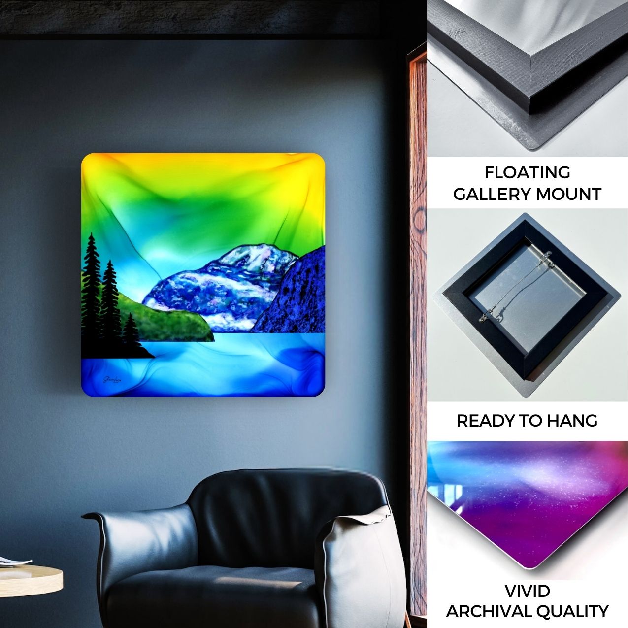 Mount Edith Cavell - Guardian of Jasper National Park - Fire Art Print