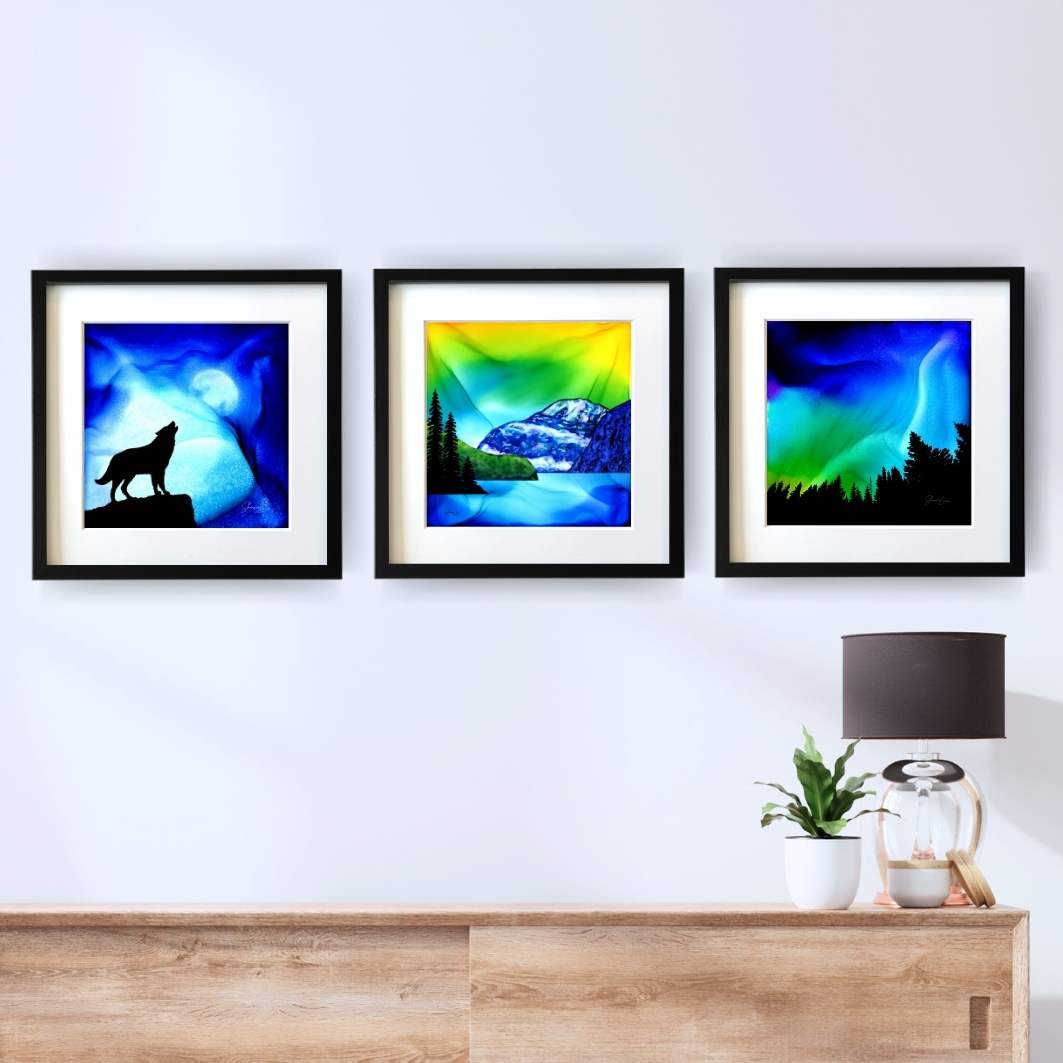 Mount Edith Cavell - Guardian of Jasper National Park - Fire Art Print