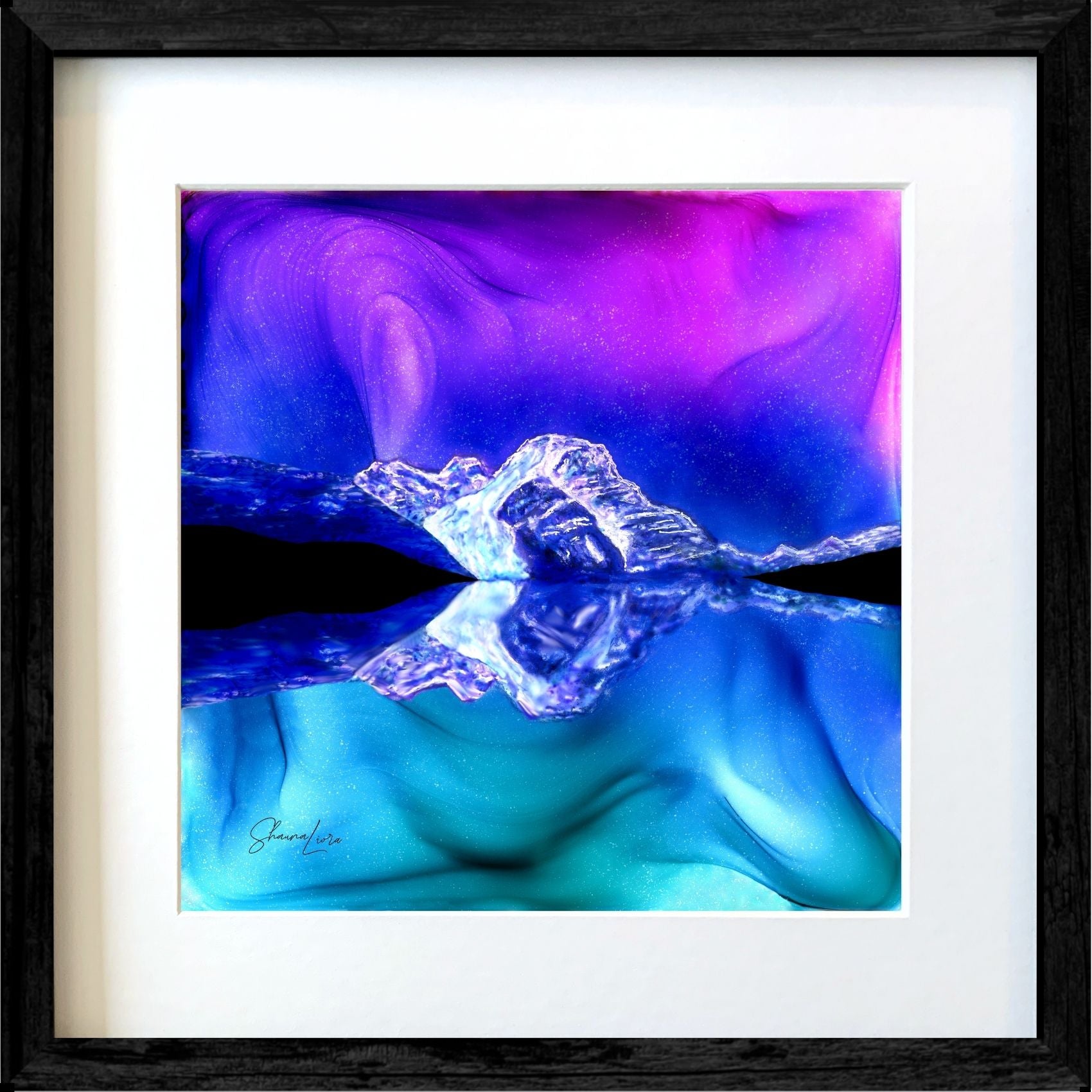 Mount Robson Rising - Fire Made Art Print