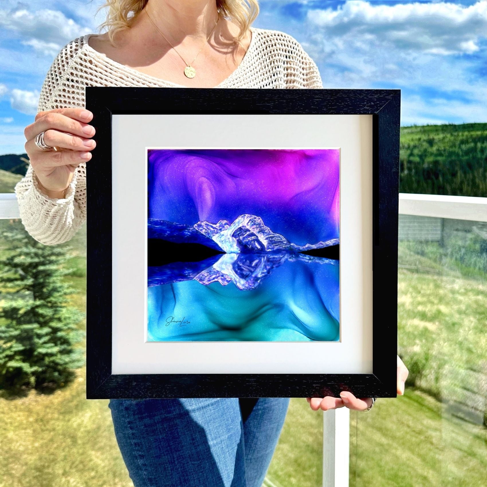 Mount Robson Rising - Fire Made Art Print