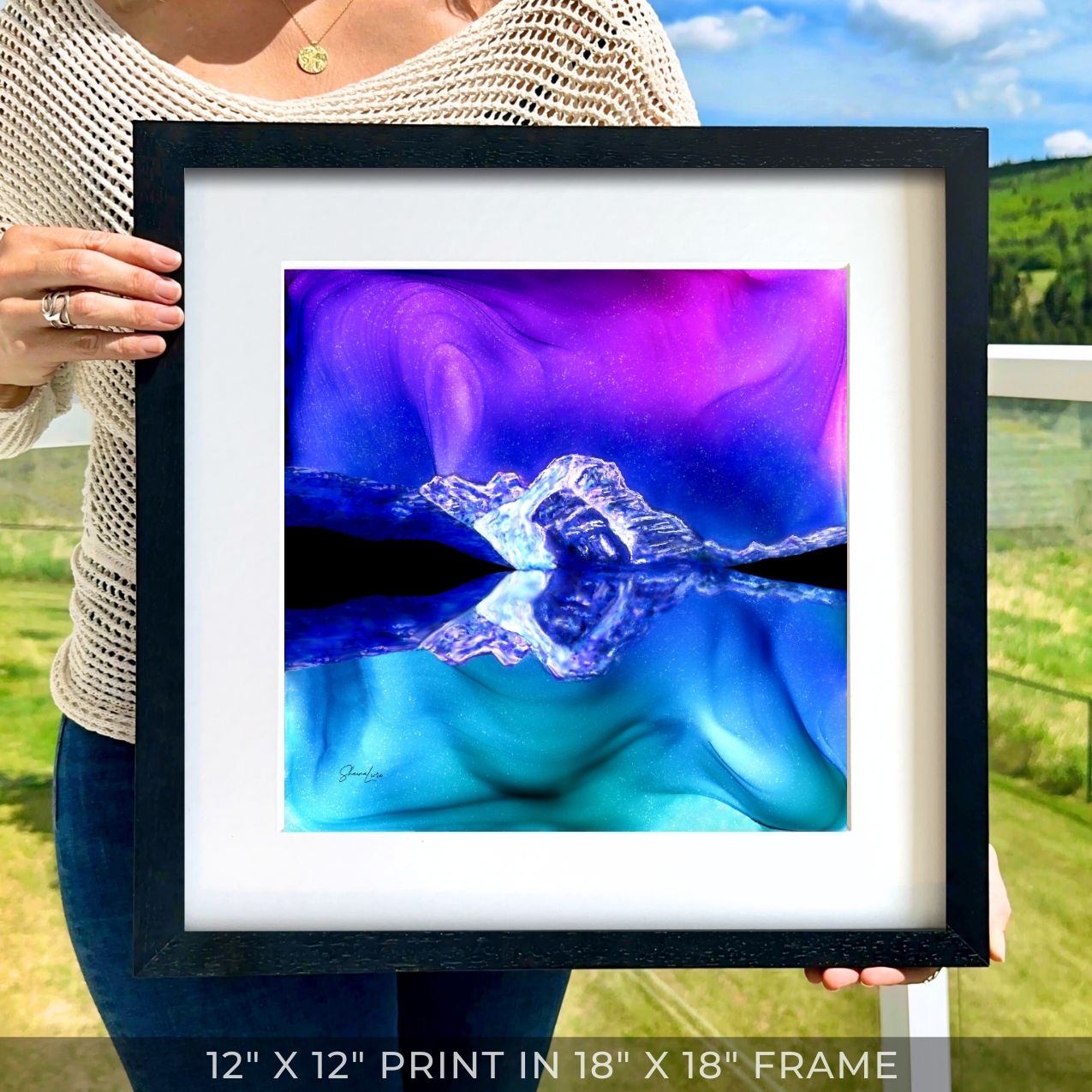 Mount Robson Rising - Fire Art Print