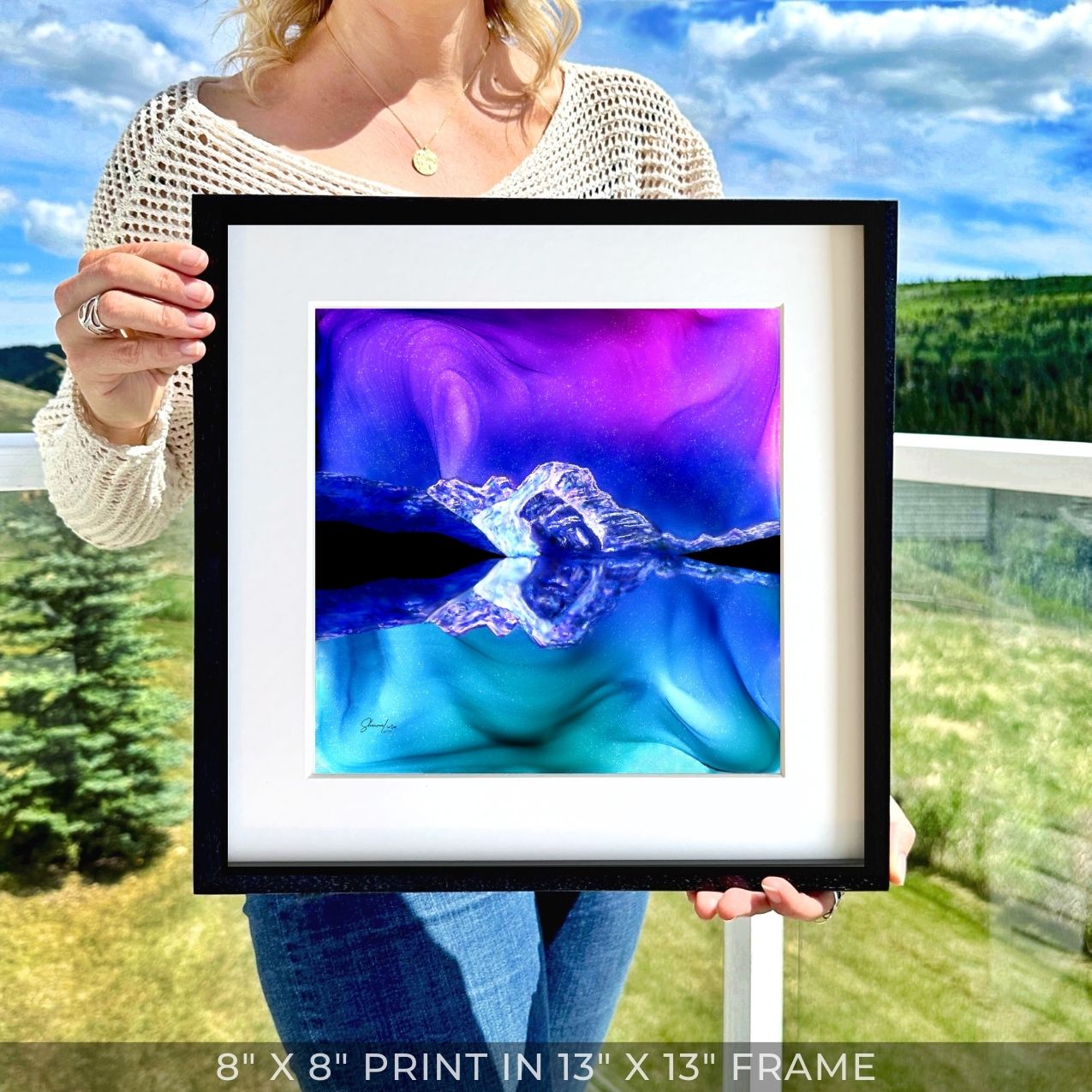 Mount Robson Rising - Fire Art Print