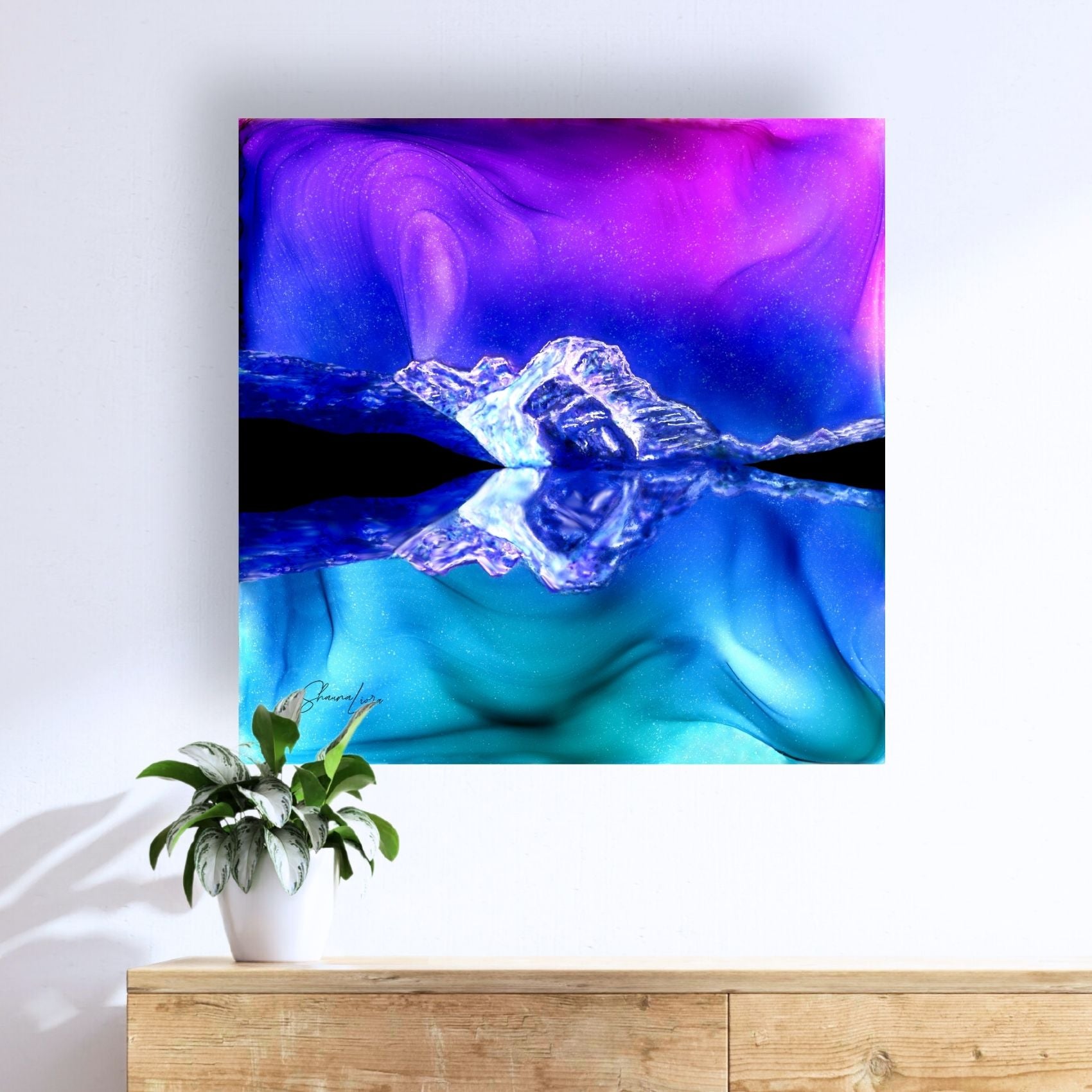 Mount Robson Rising - Fire Made Art Print