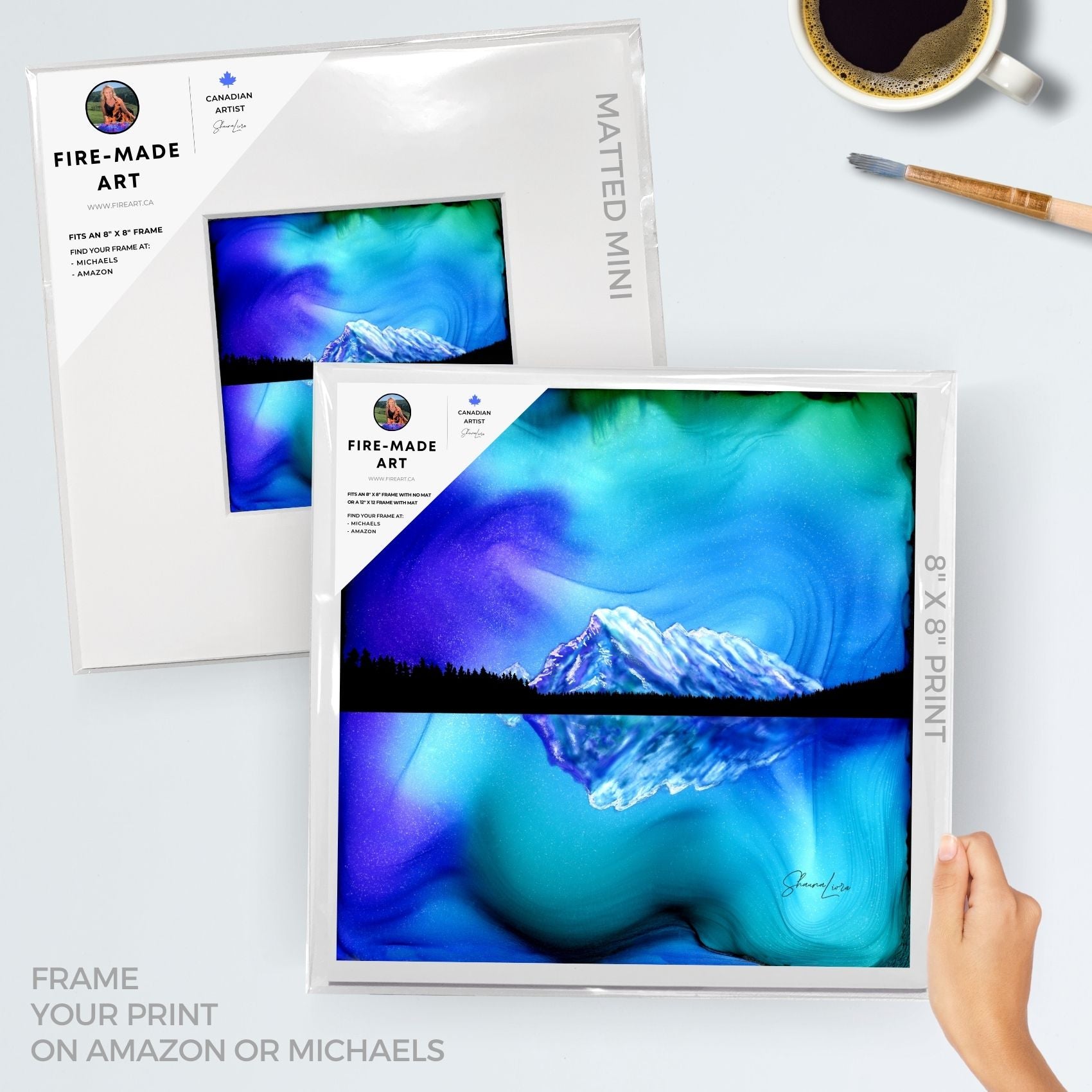 Mount Rundle Reflections - Banff National Park - Fire Made Art Print